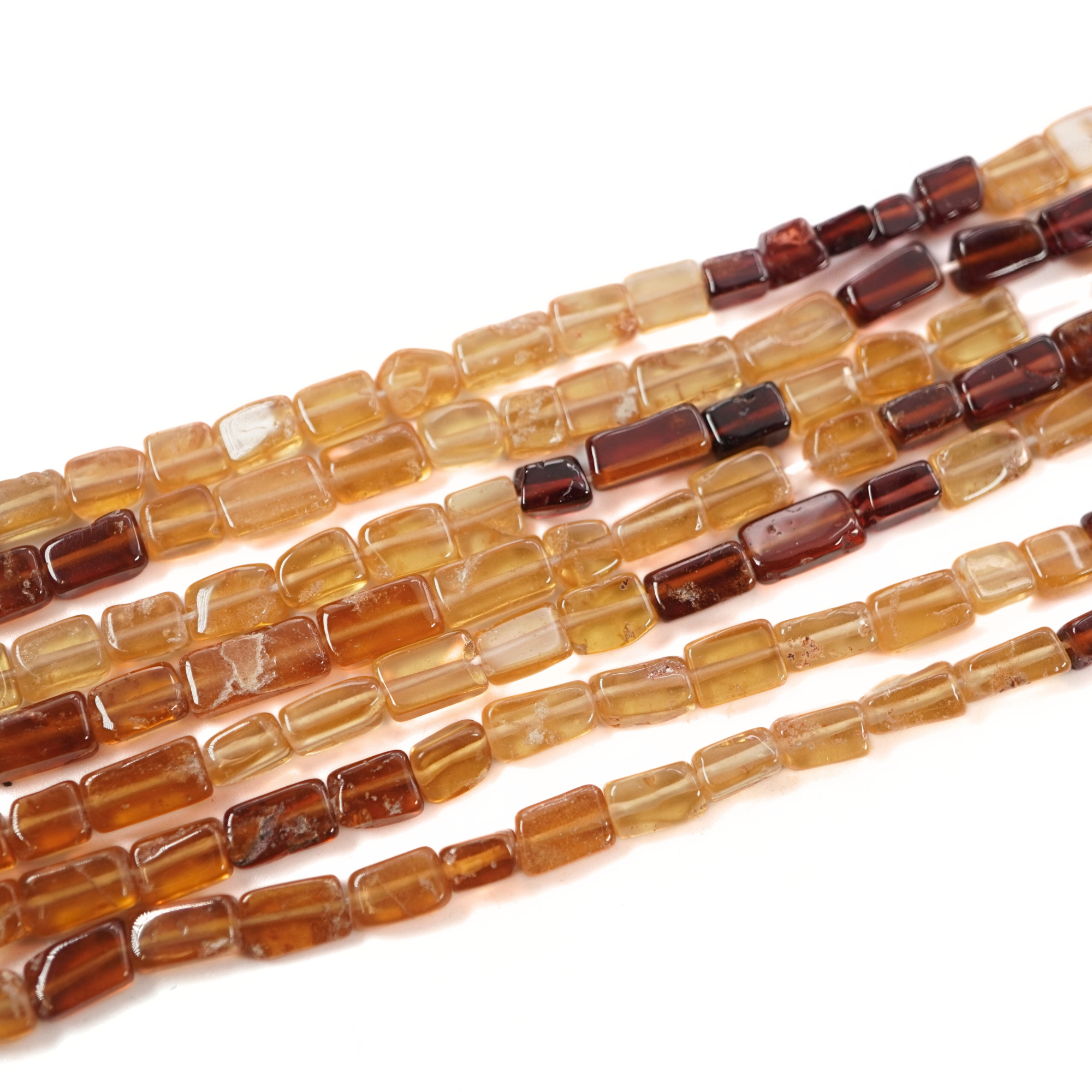 Citrine Smooth Rectangle Shape Gemstone Strand Beads