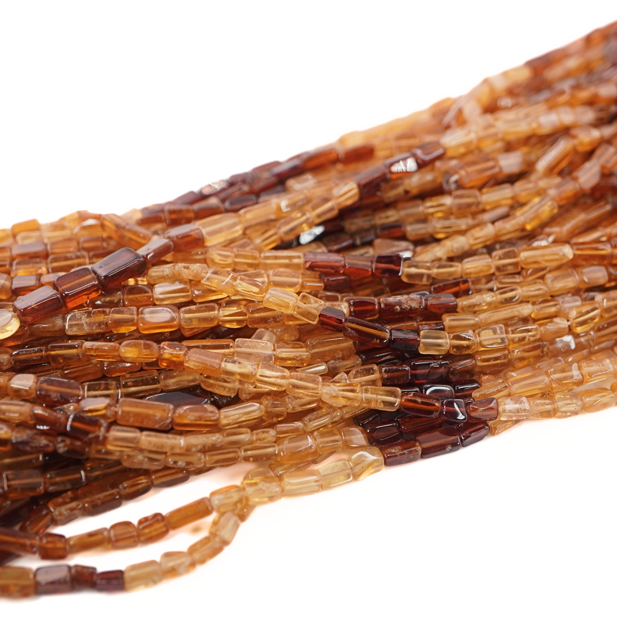 Citrine Smooth Rectangle Shape Gemstone Strand Beads