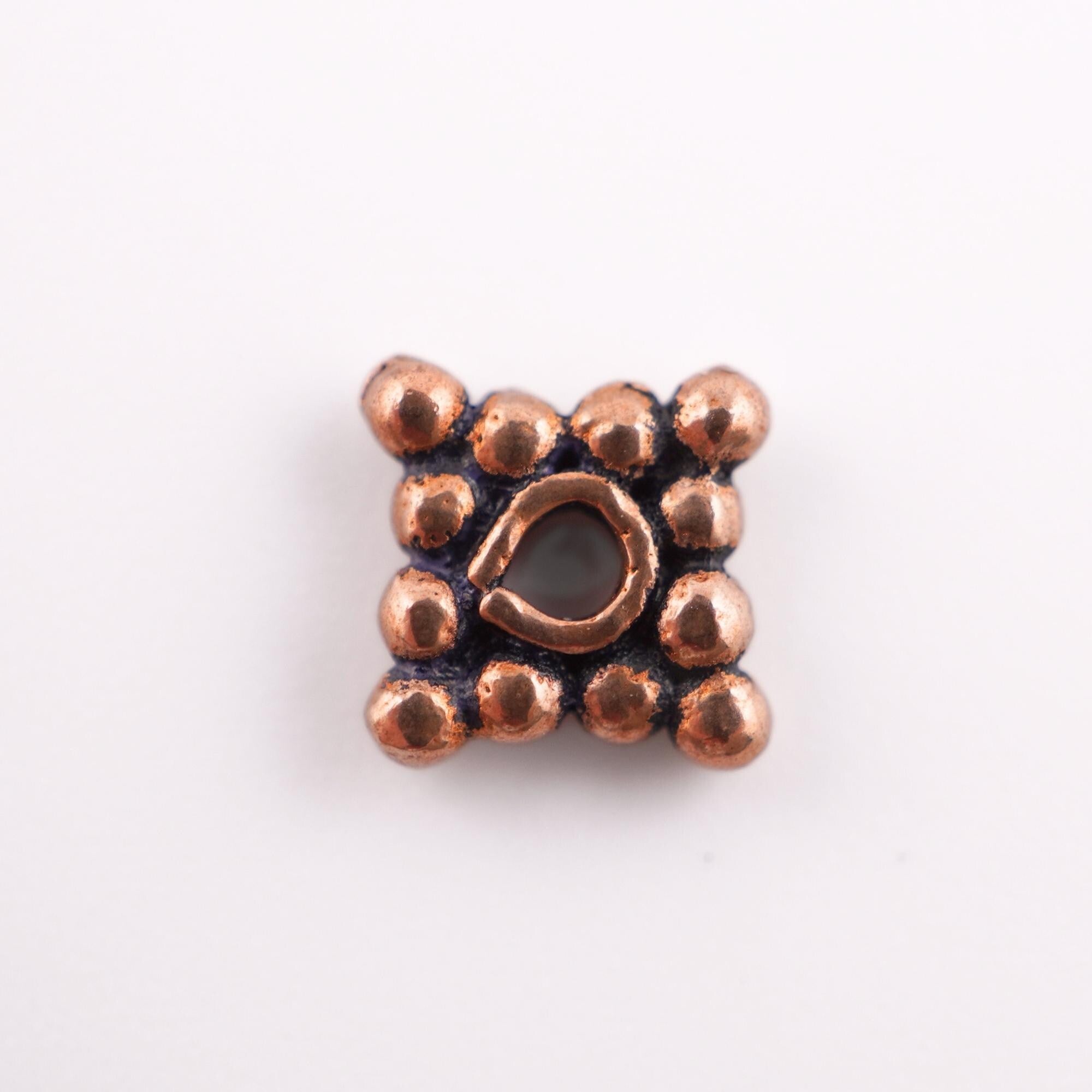 Copper Daisy Spacer TierraCast Beads