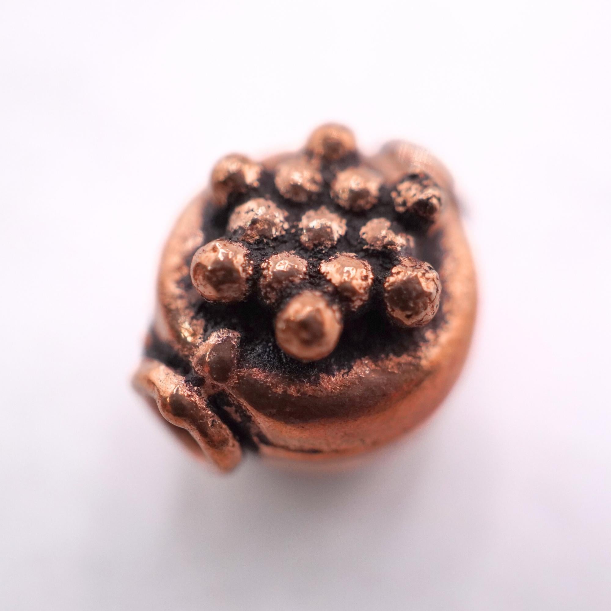 Copper disc beads for jewelry making