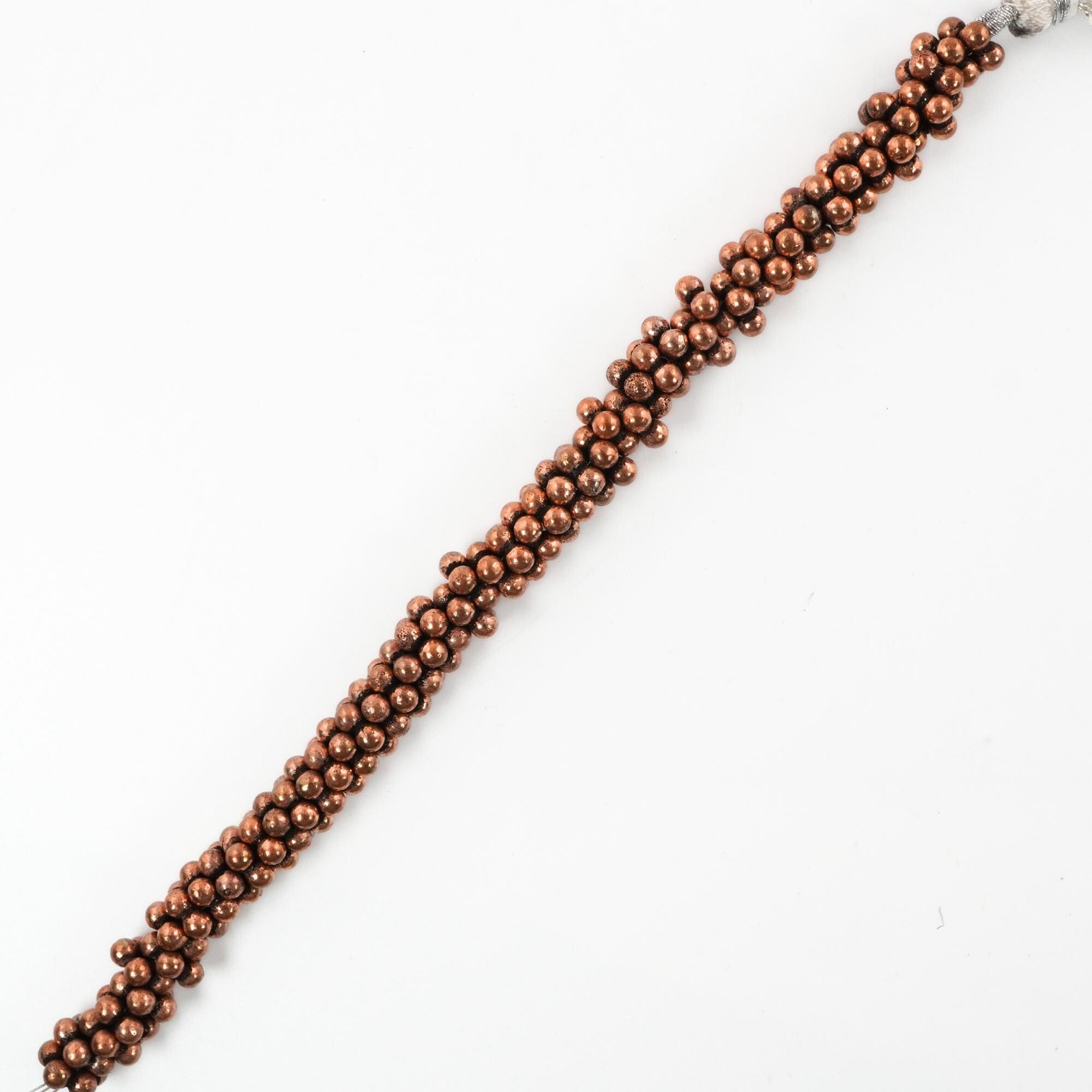 Copper spacer beads for jewelry making