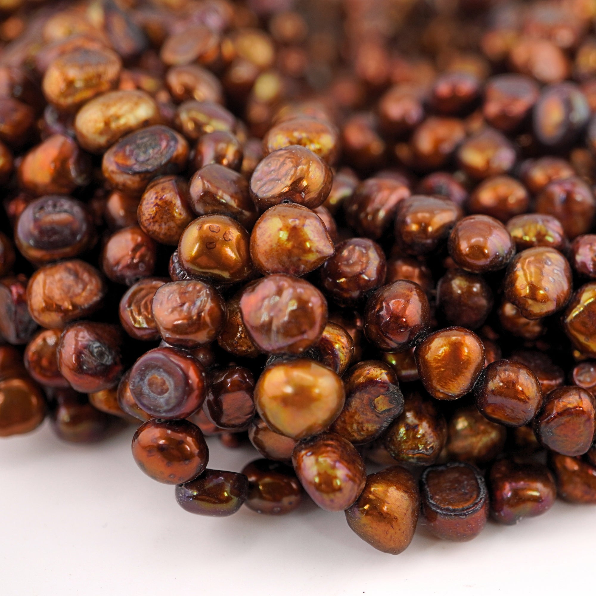 Cultured freshwater pearl strands for jewelry