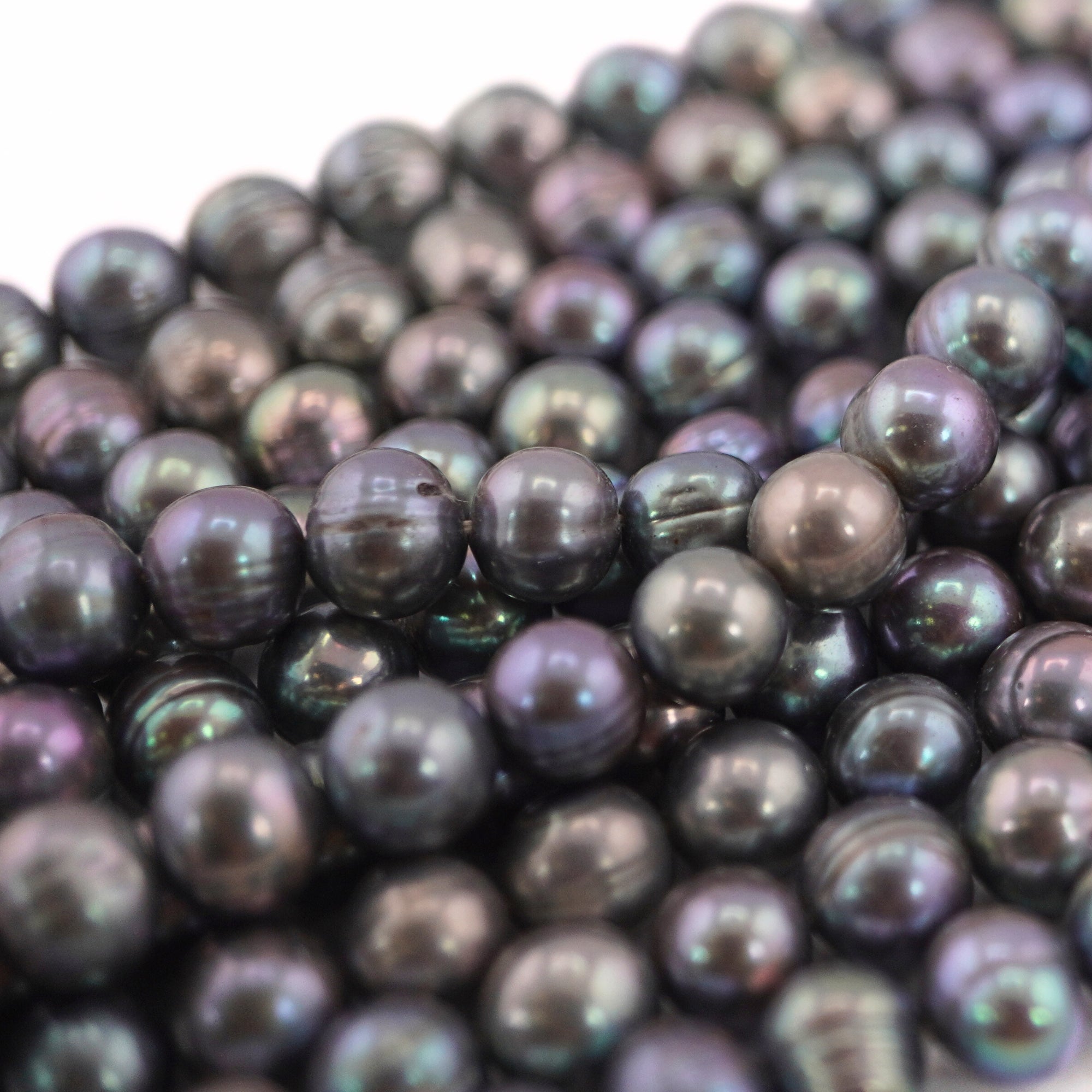 Elegant Natural Peacock Pearls