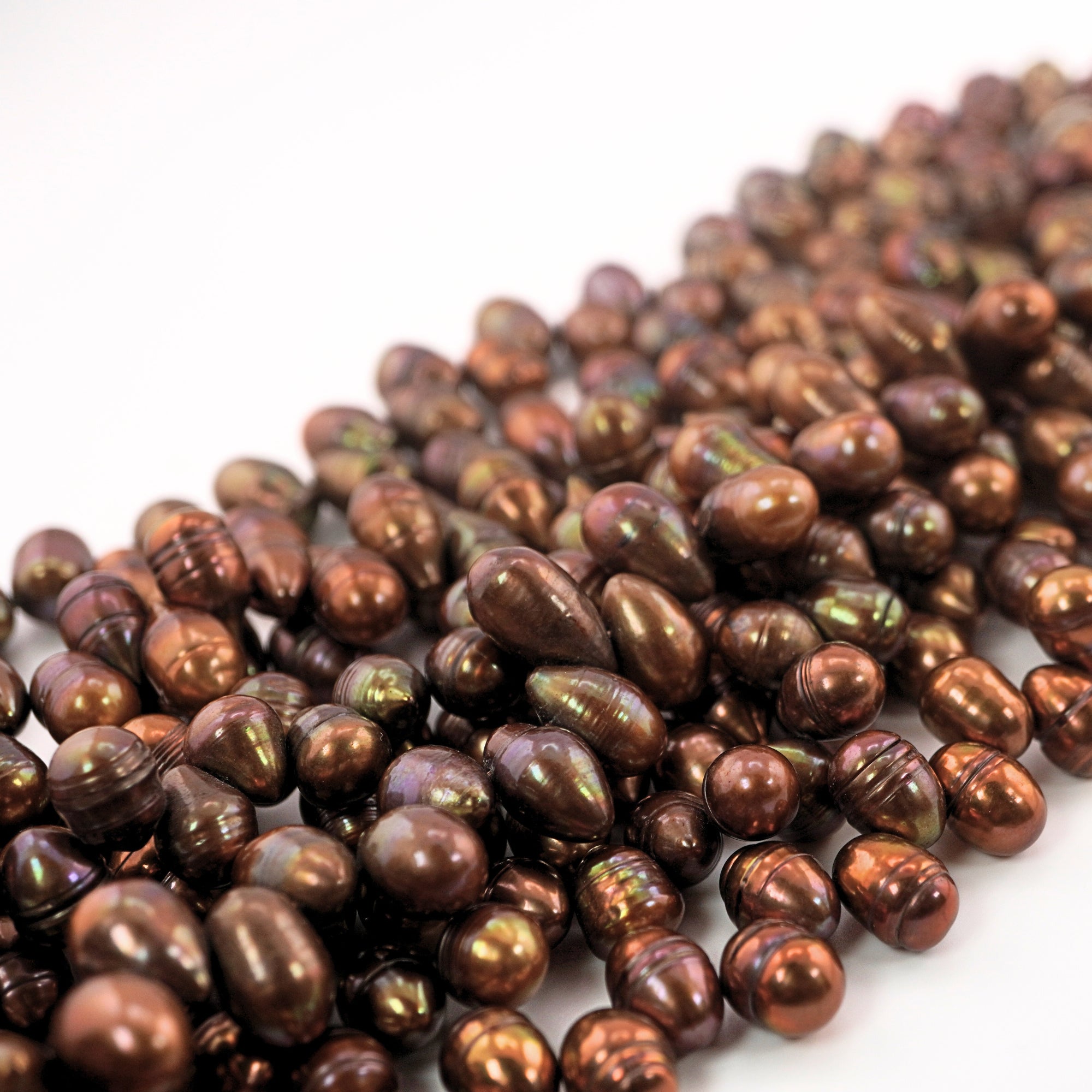 11 x 8 To 13 x 9 MM Drop Freshwater Pearls Beads