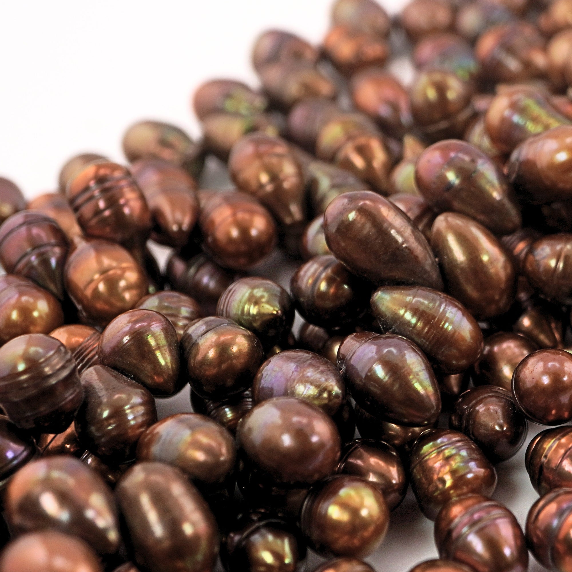 11 x 8 To 13 x 9 MM Drop Freshwater Pearls Beads