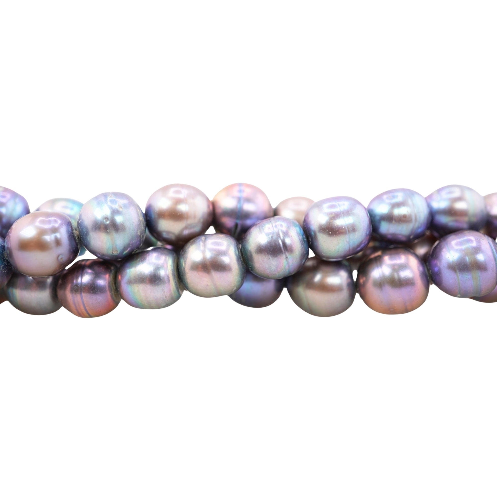 Peacock Rice / Oval Freshwater Pearls Beads