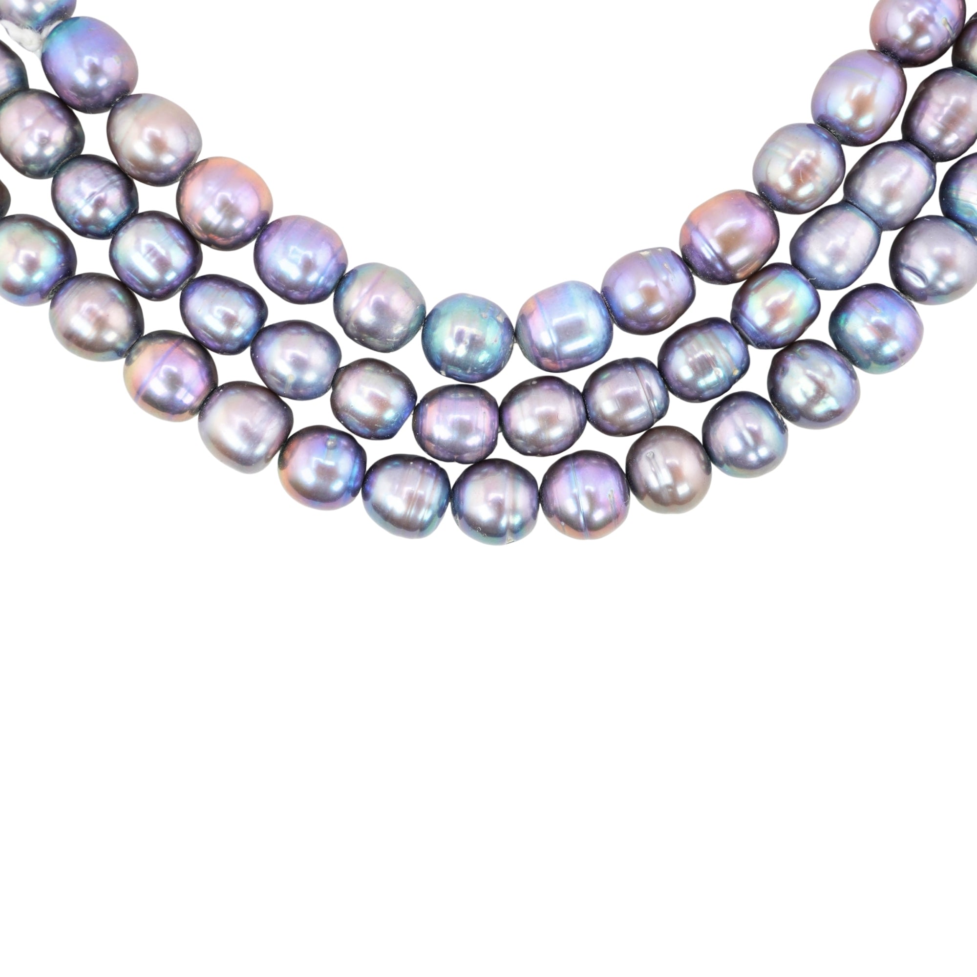 Peacock Rice / Oval Freshwater Pearls Beads