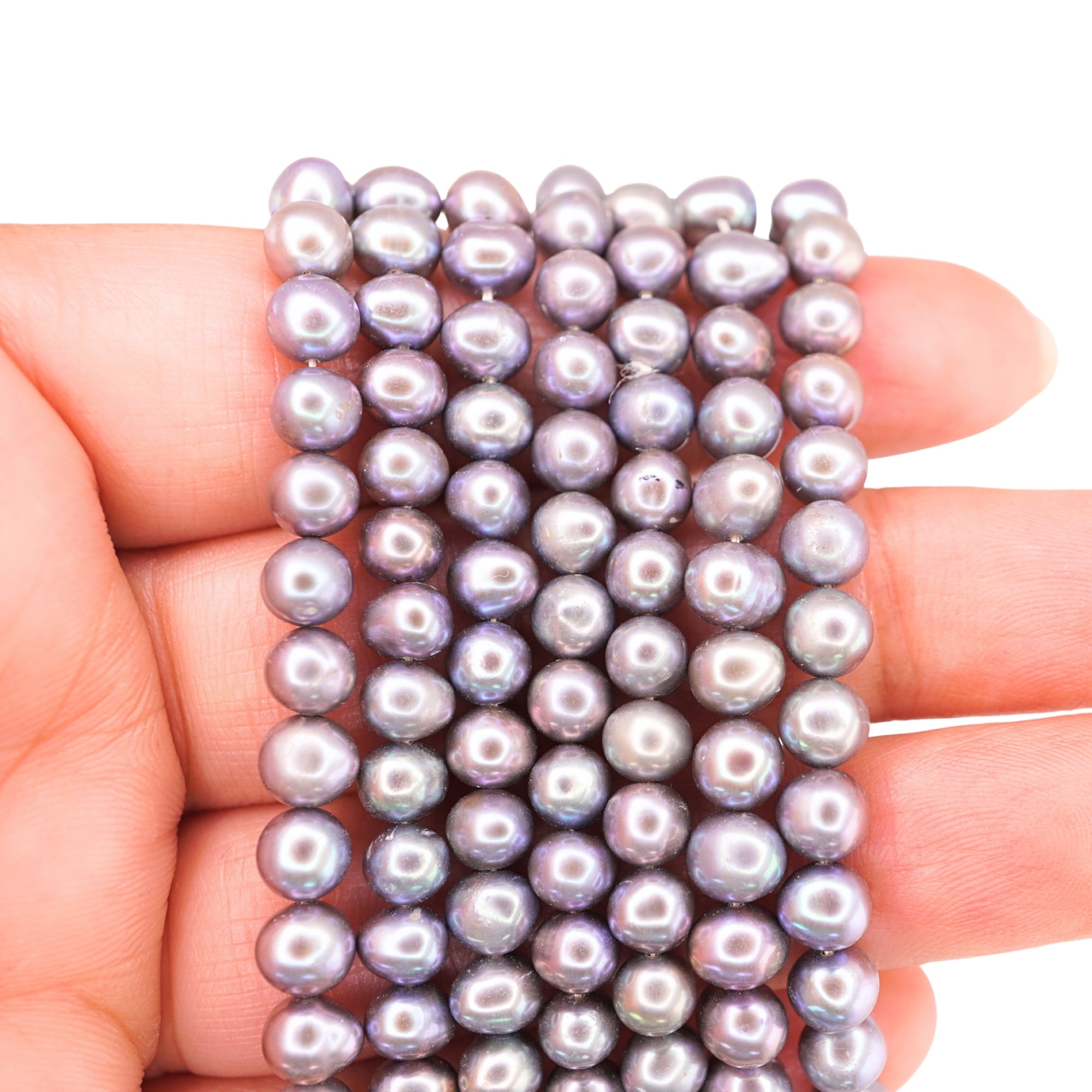 Violet Potato Freshwater Pearls Beads