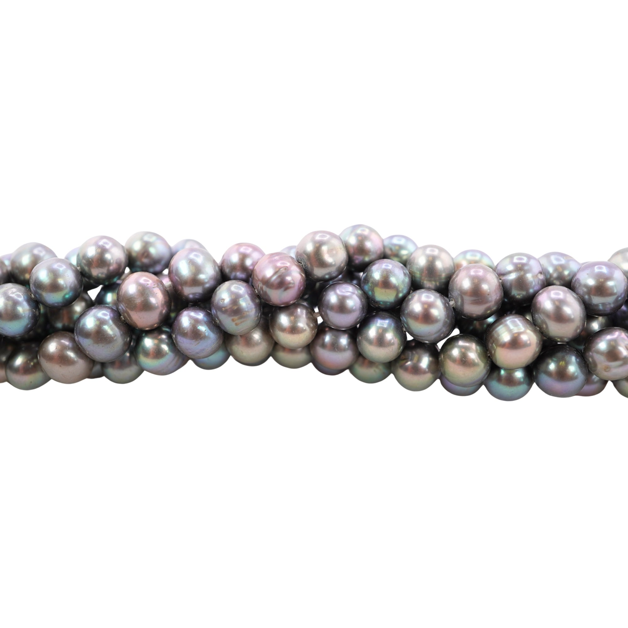 Gray Potato Freshwater Pearls Beads
