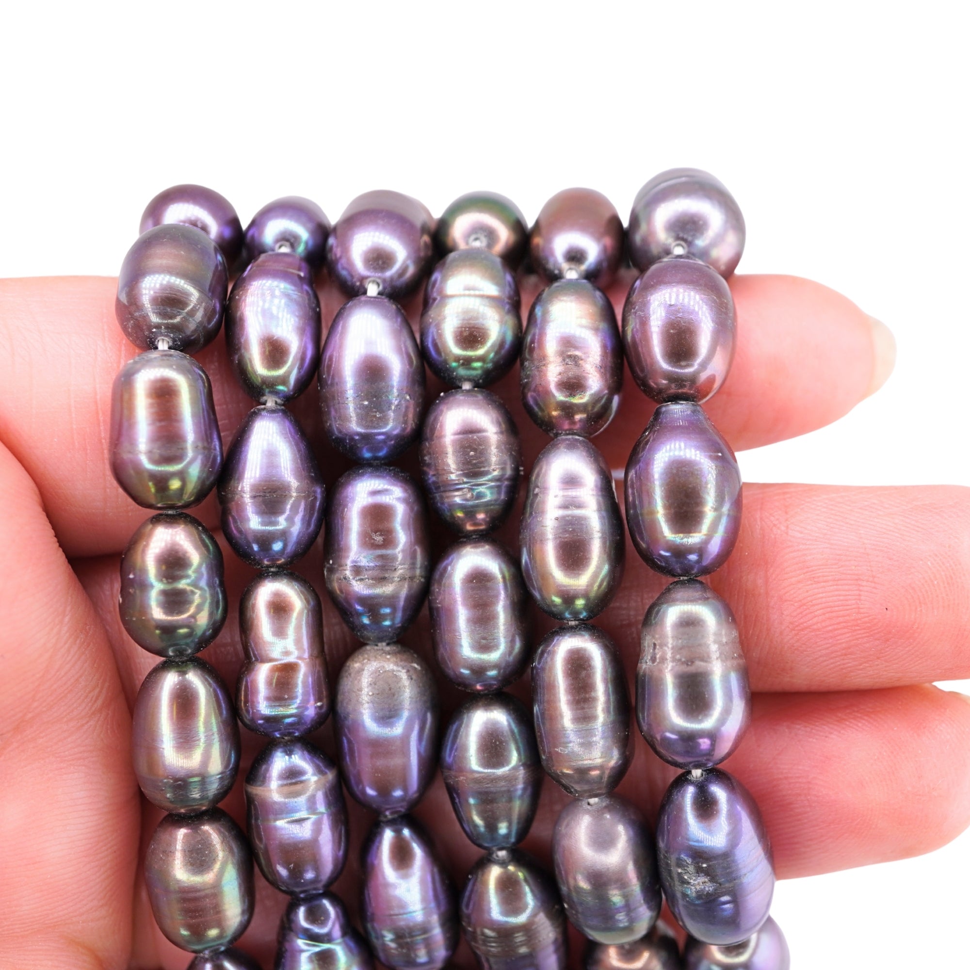 Peacock Rice Freshwater Pearls Beads