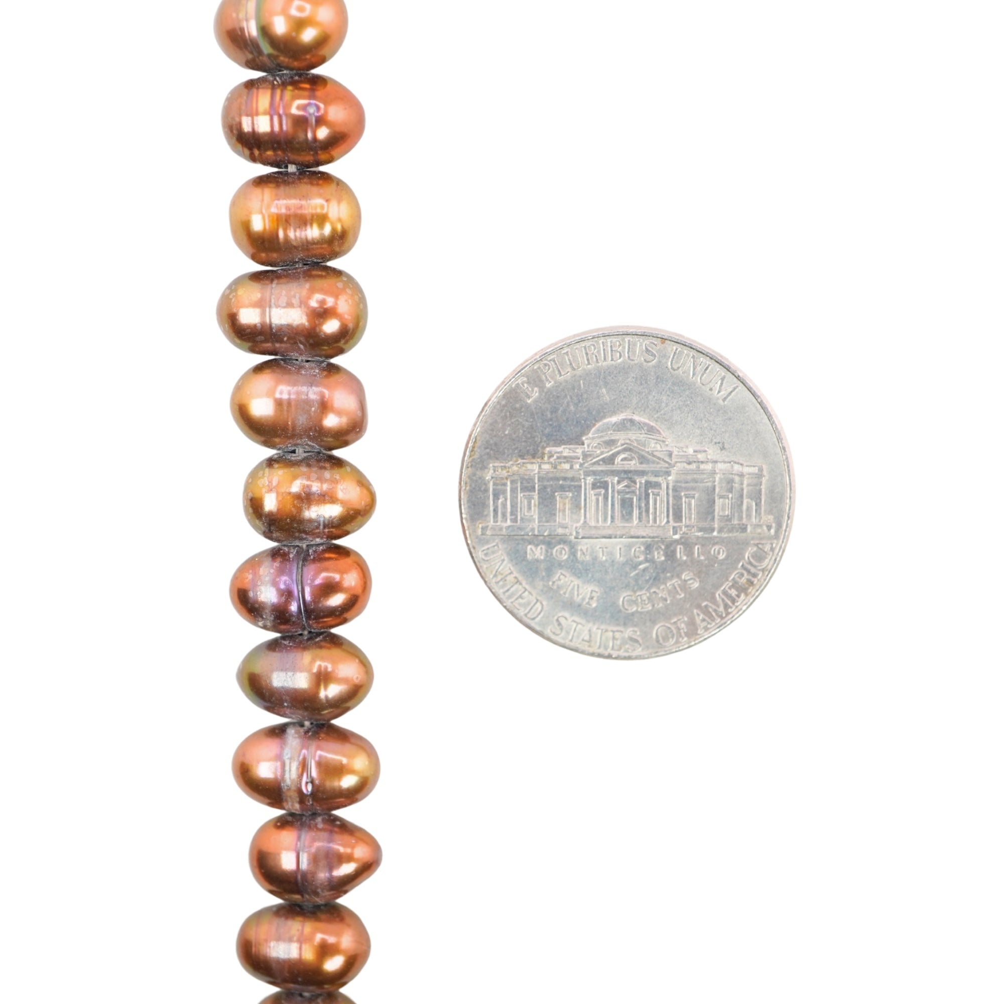 Chocolate Potato Freshwater Pearls Beads