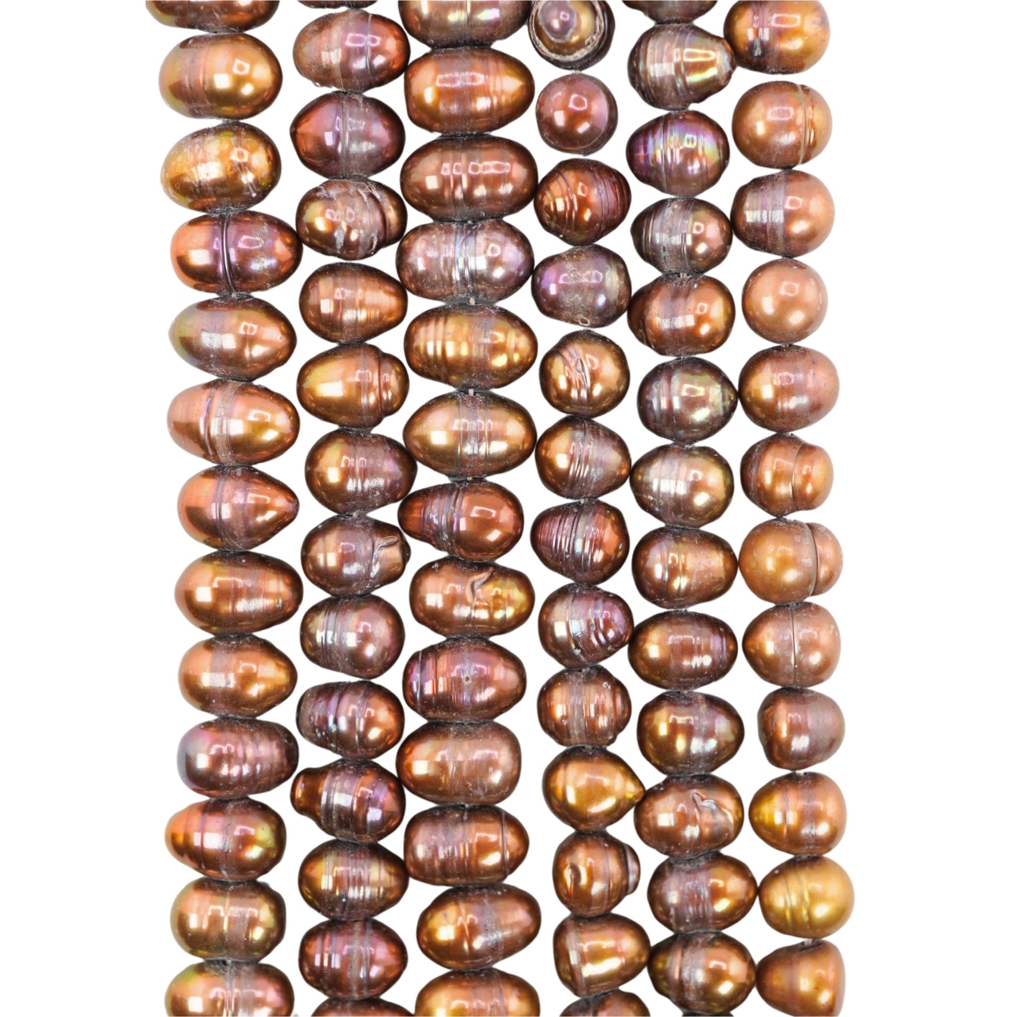 Chocolate Potato Freshwater Pearls Beads