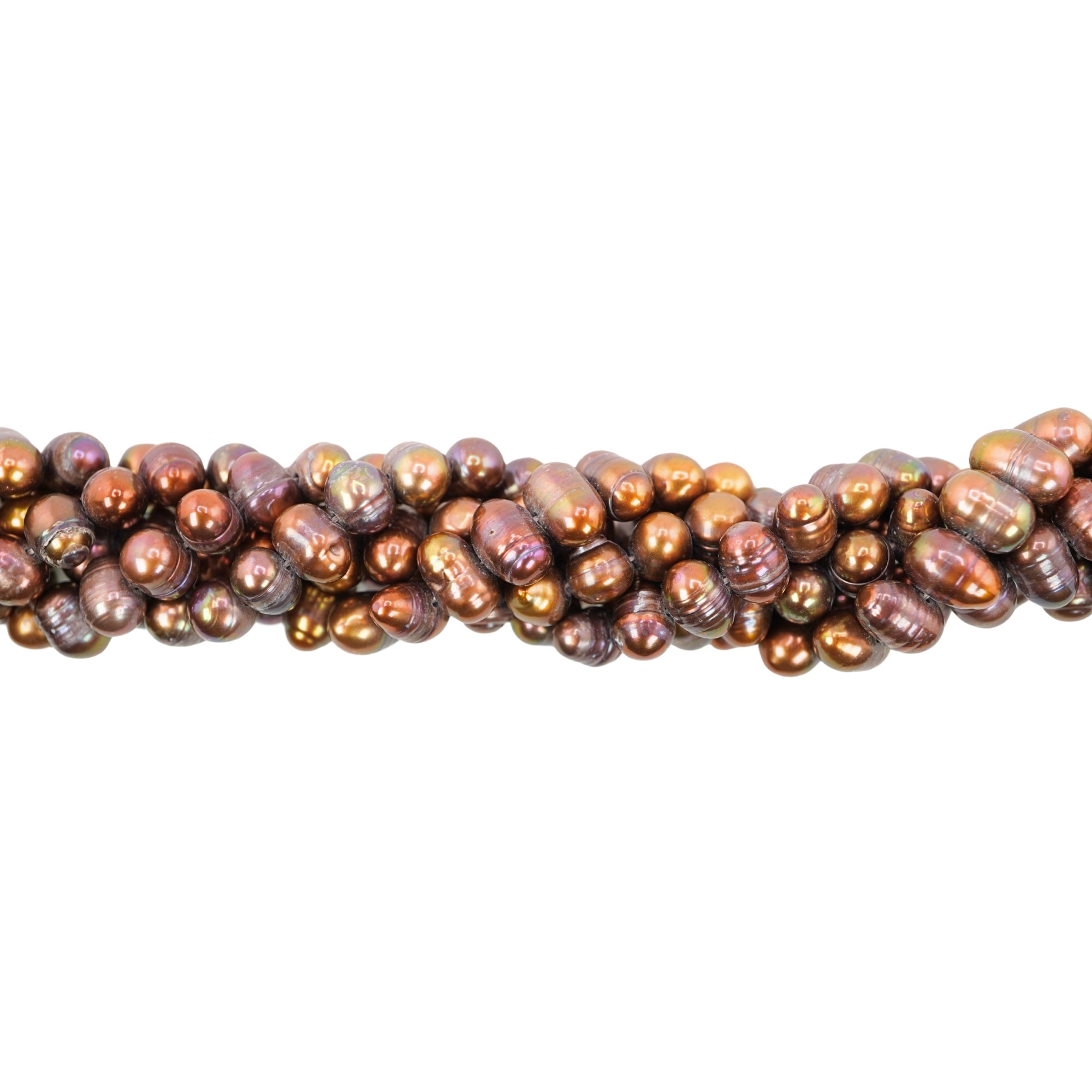 Chocolate Potato Freshwater Pearls Beads