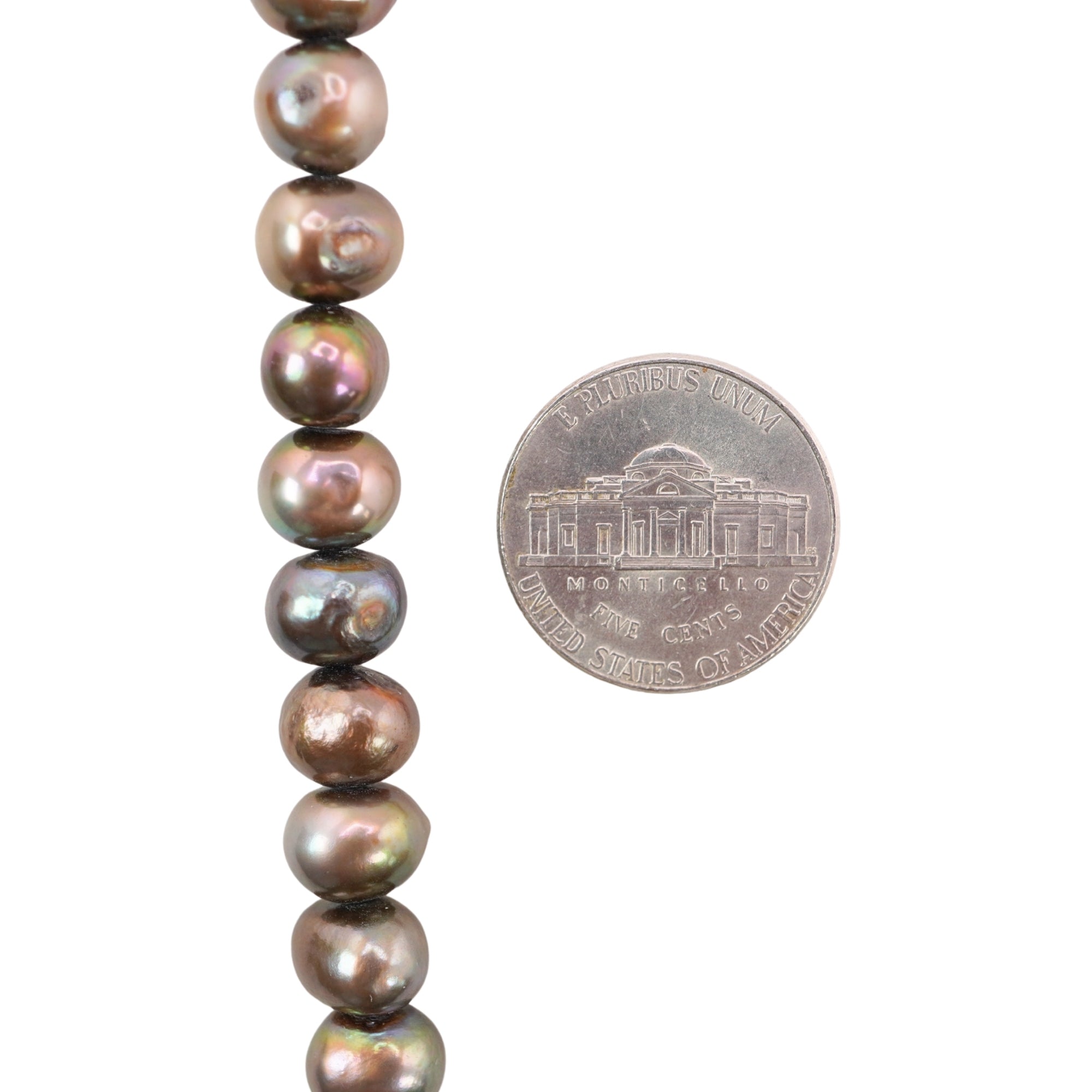 Near Round Freshwater Pearls Beads