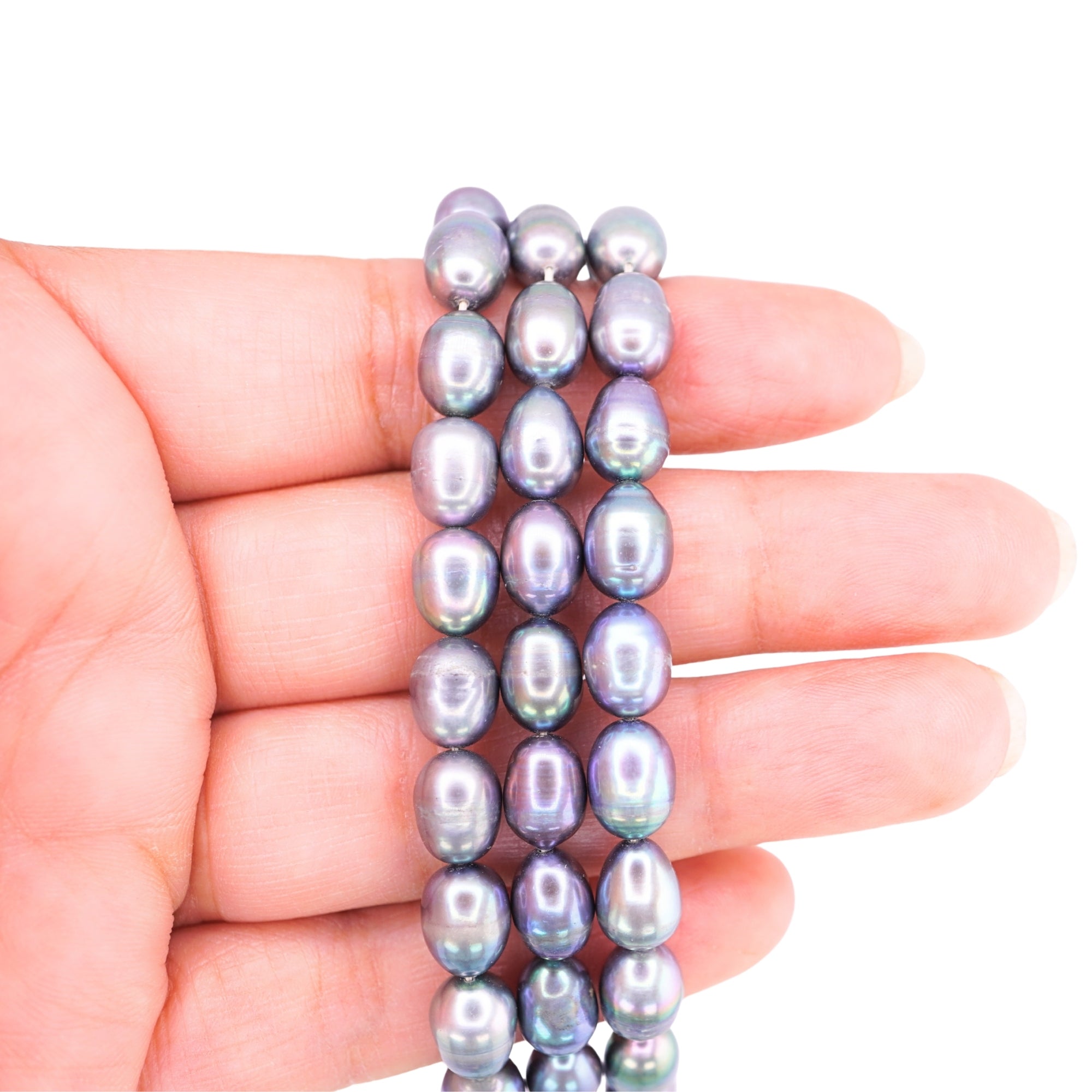 Peacock Oval Freshwater Pearls Beads
