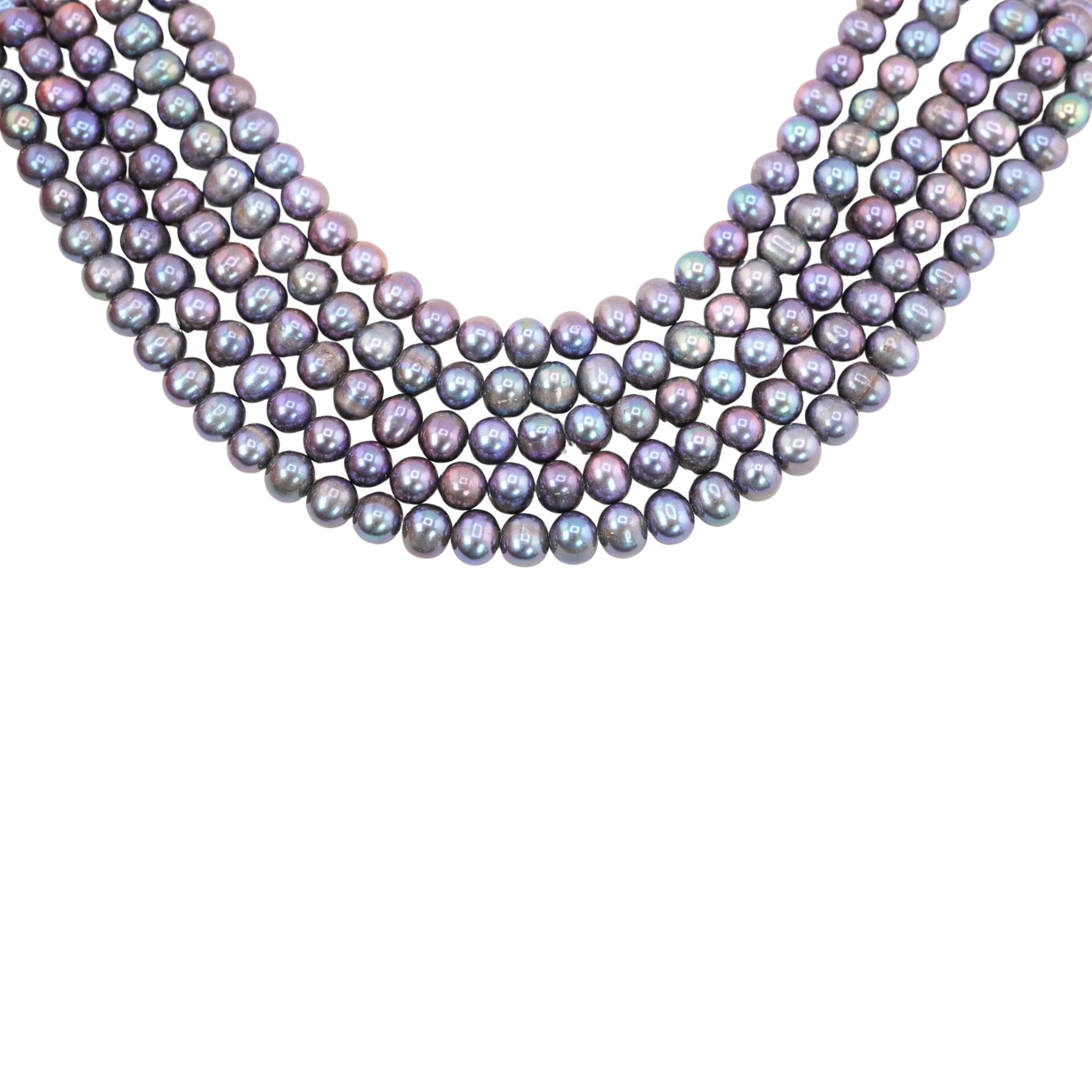 Peacock Oval Round Freshwater Pearls Beads