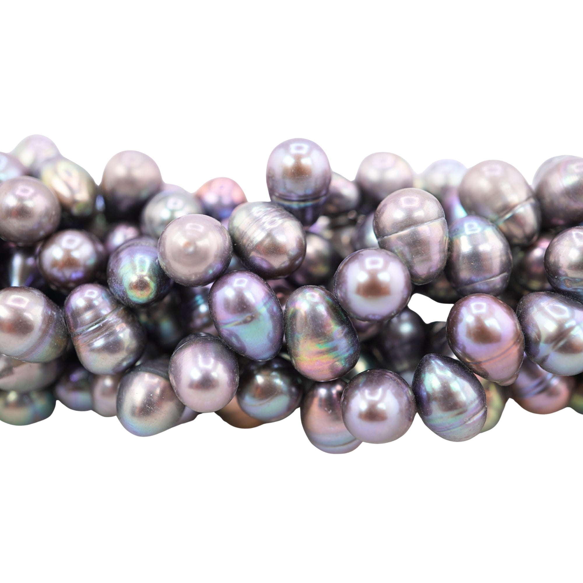 Peacock Oval Freshwater Pearls Beads