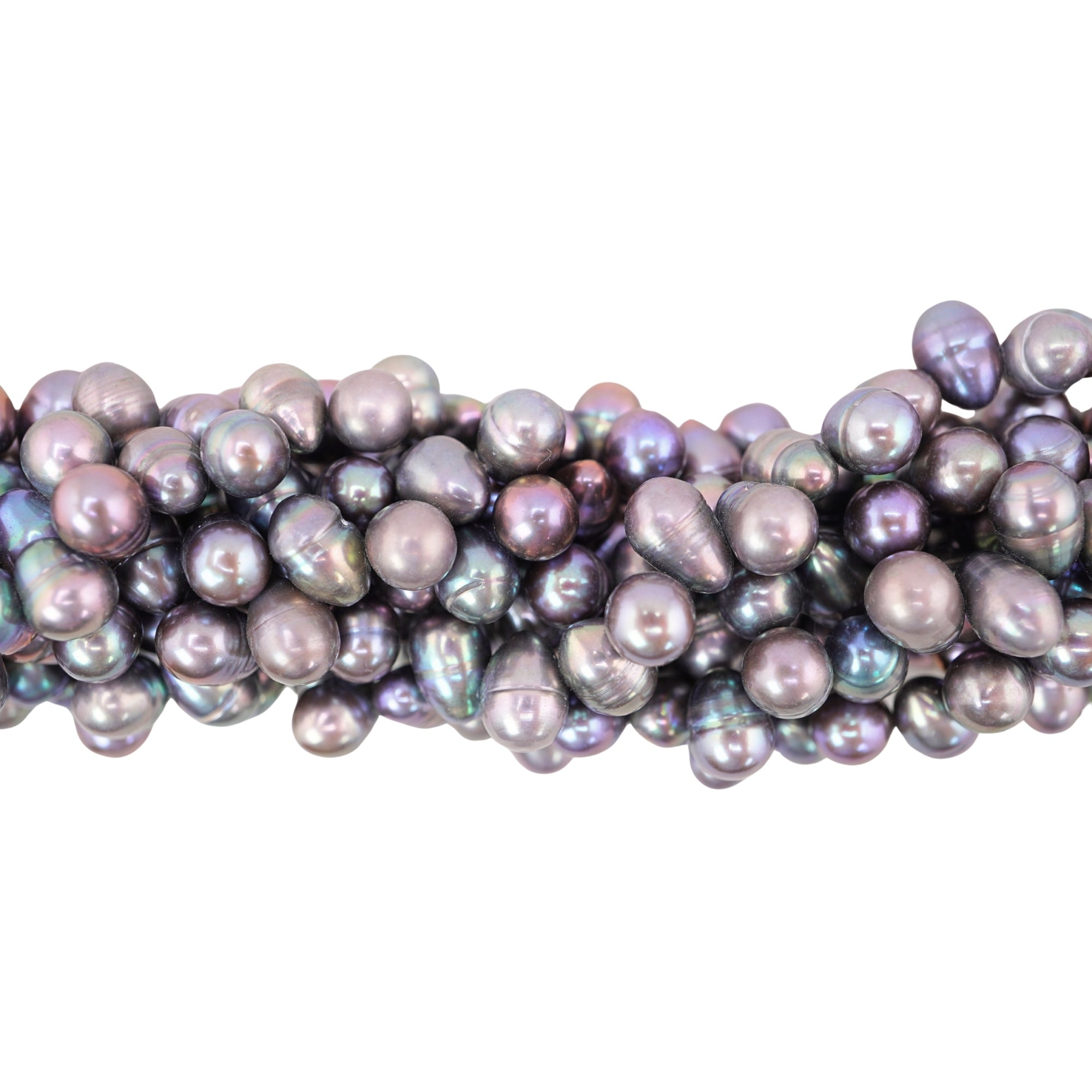 Peacock Oval Freshwater Pearls Beads