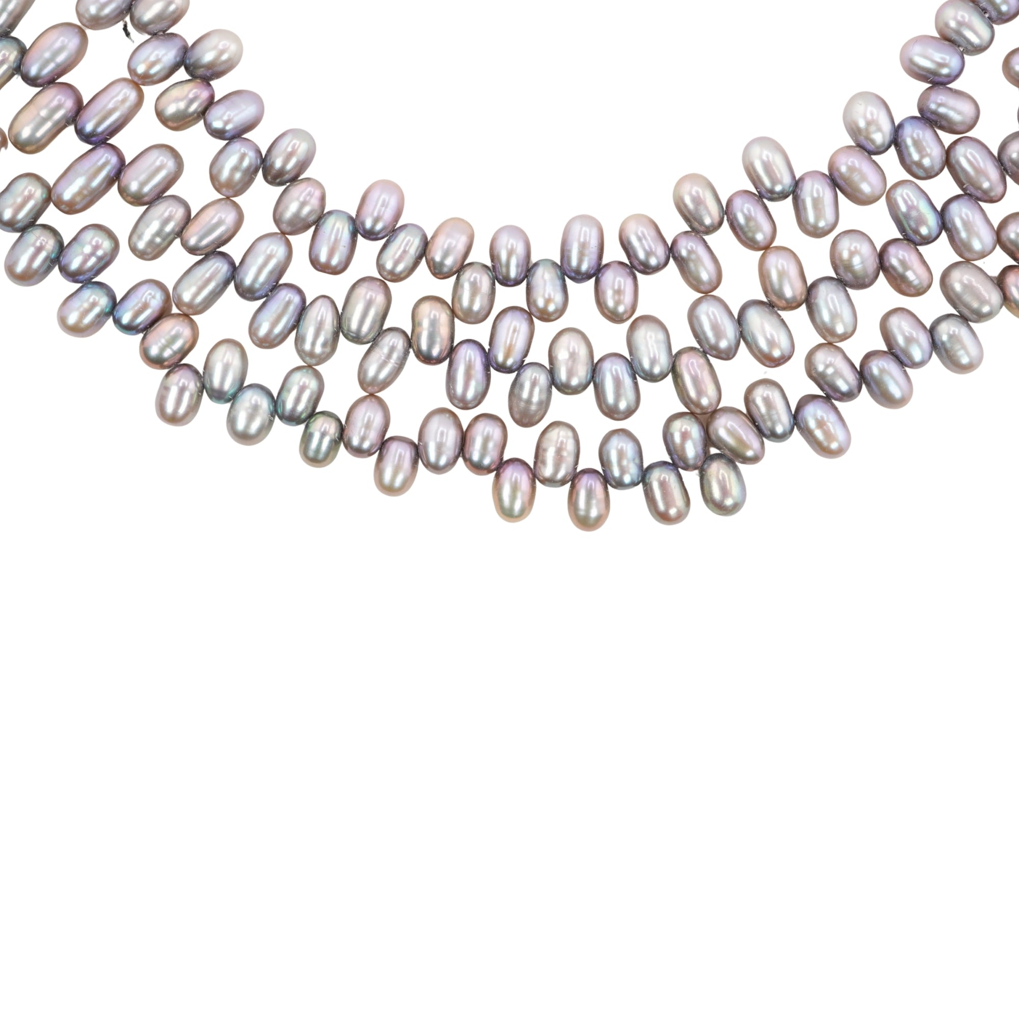 Peacock Oval Freshwater Pearls Beads