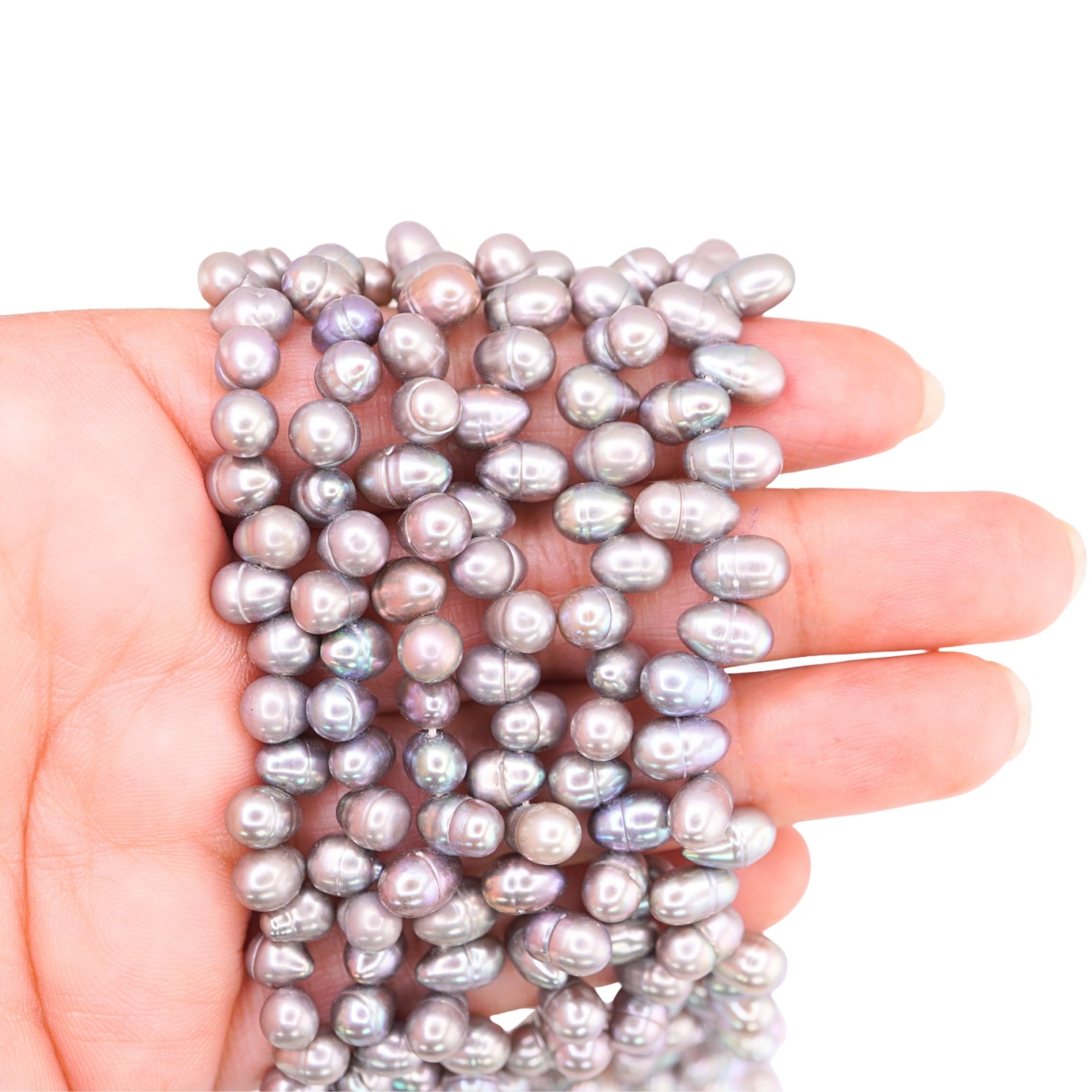 Peacock Oval Freshwater Pearls Beads