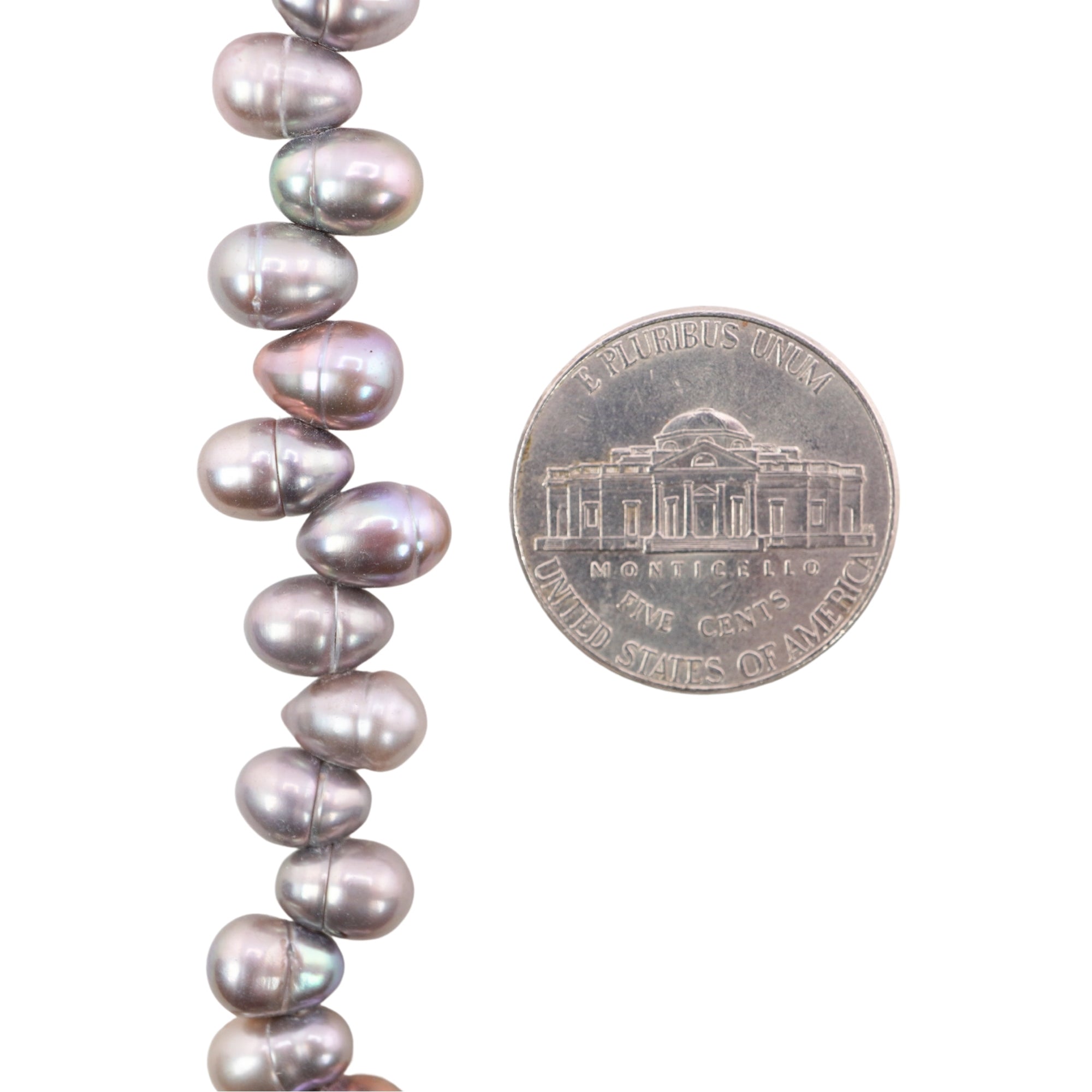 Peacock Oval Freshwater Pearls Beads