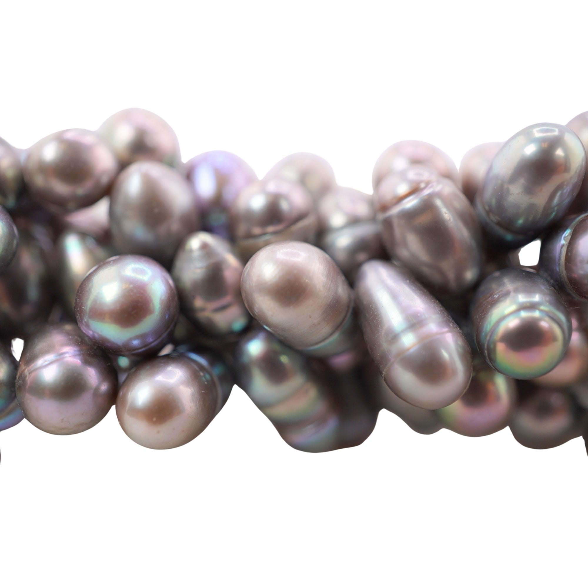 Peacock Oval Freshwater Pearls Beads