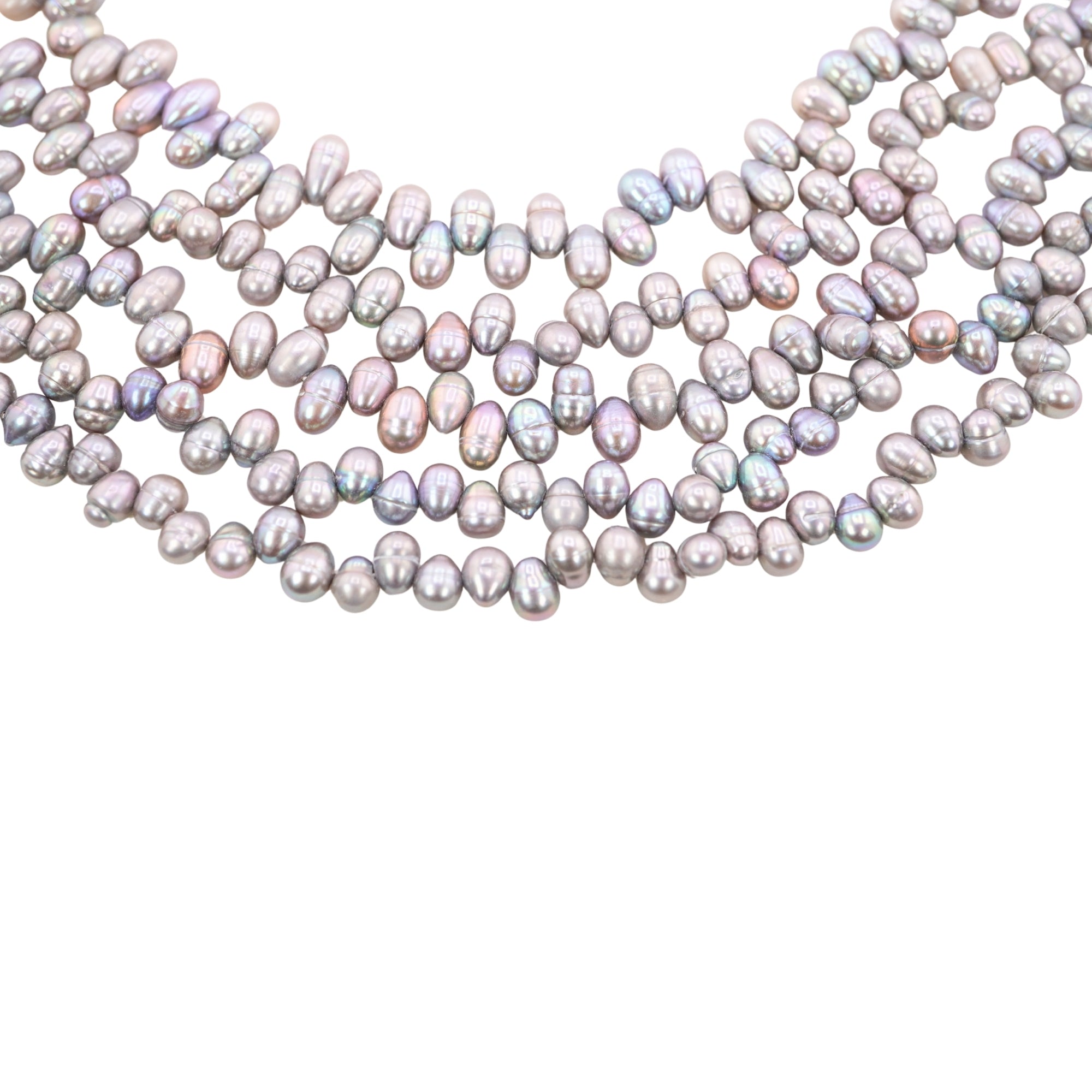Peacock Oval Freshwater Pearls Beads