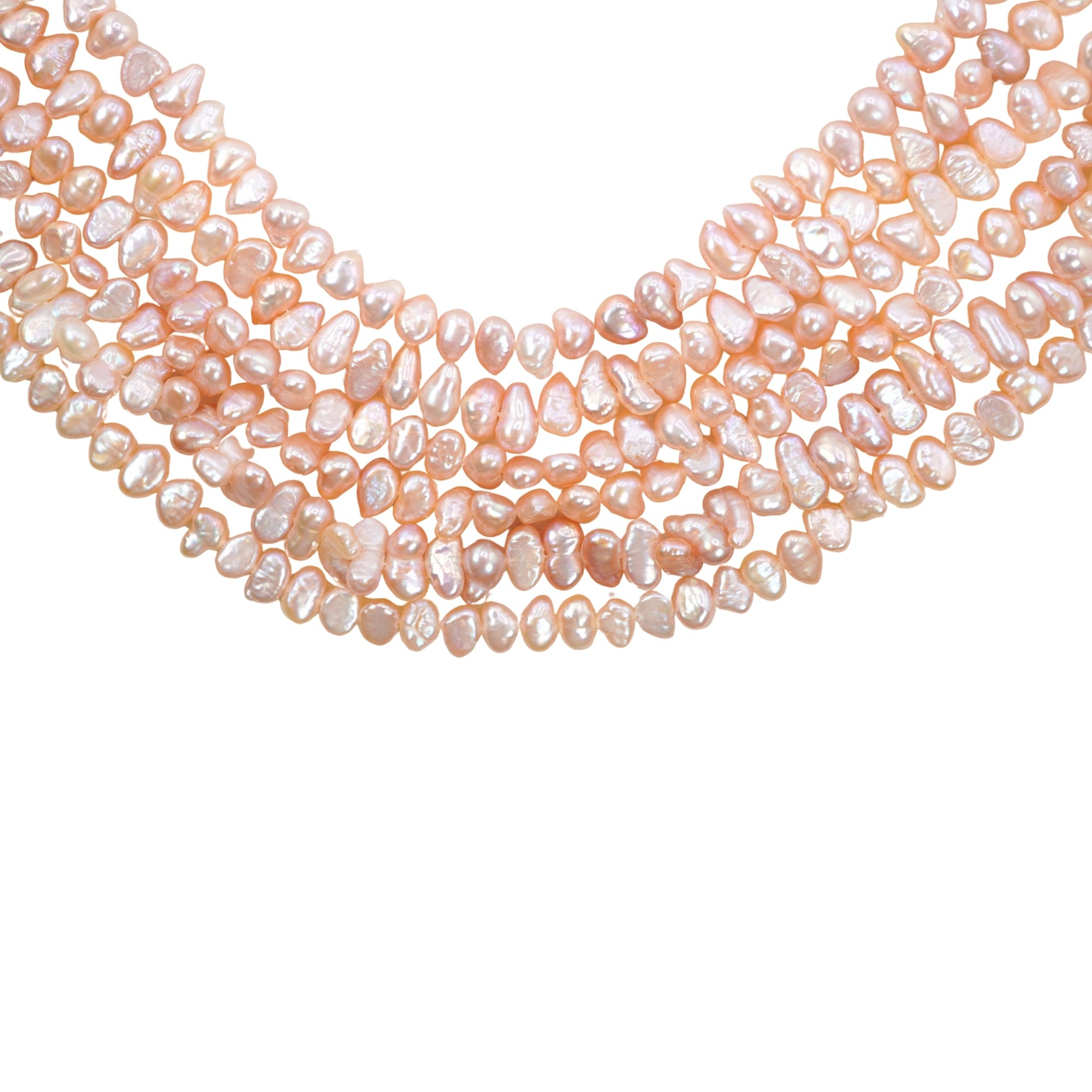 Melon Baroque Freshwater Pearls Beads
