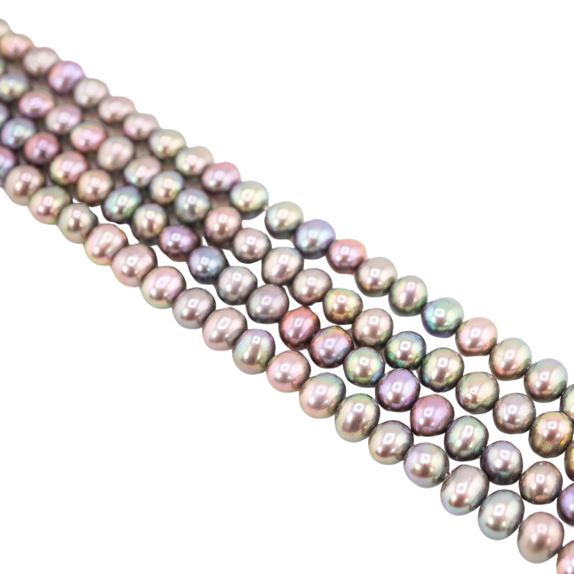 Peacock Oval Freshwater Pearls Beads
