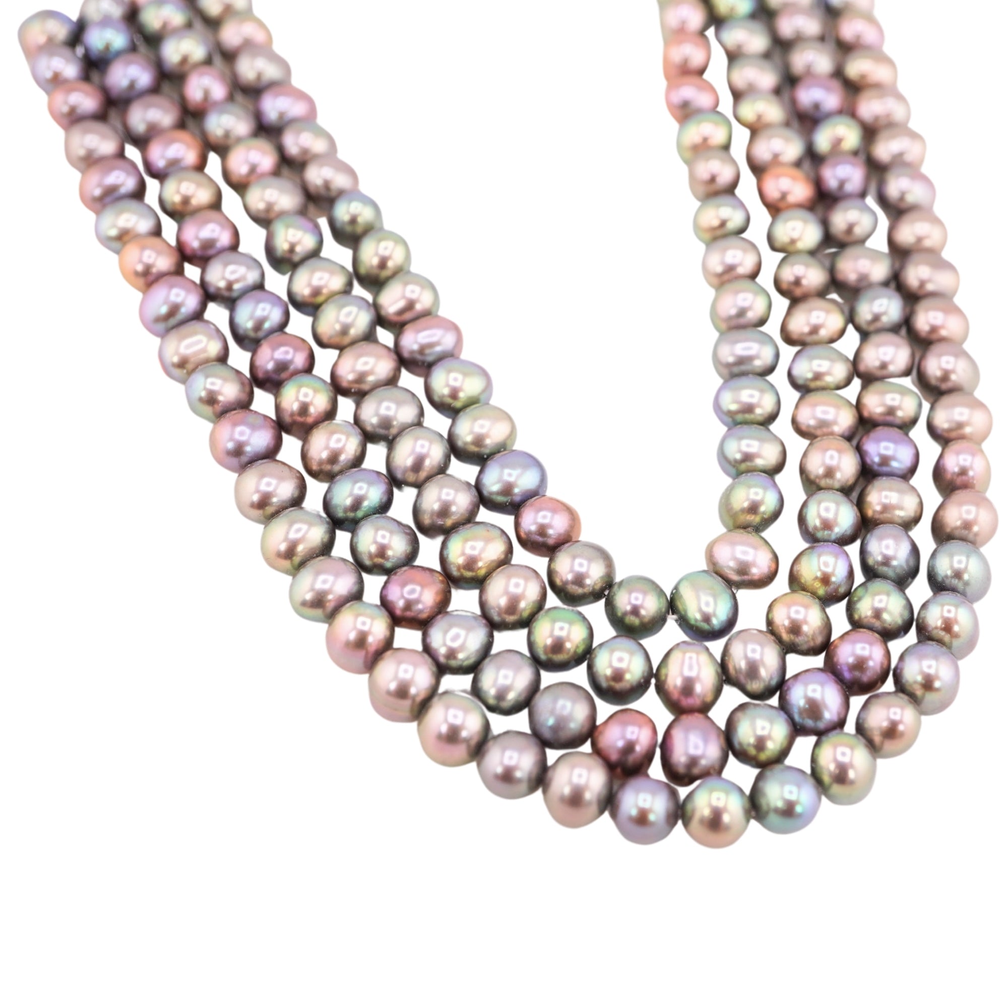 Peacock Oval Freshwater Pearls Beads