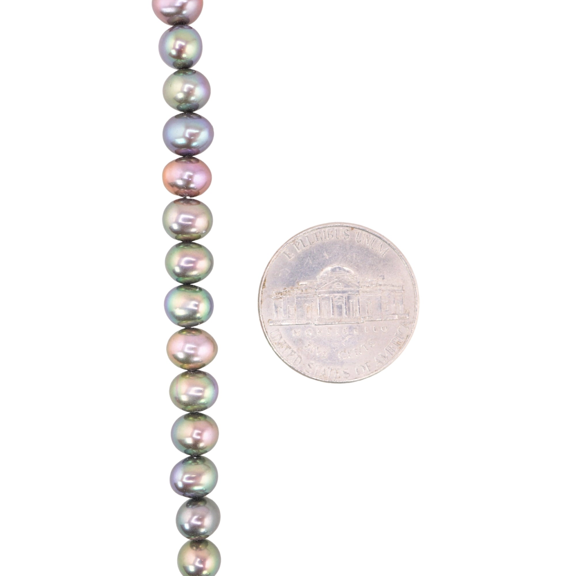 Peacock Oval Freshwater Pearls Beads