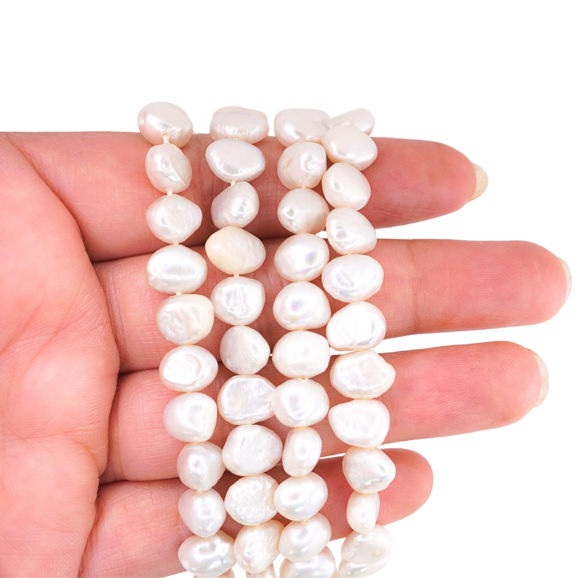 Gray Baroque Freshwater Pearls Beads