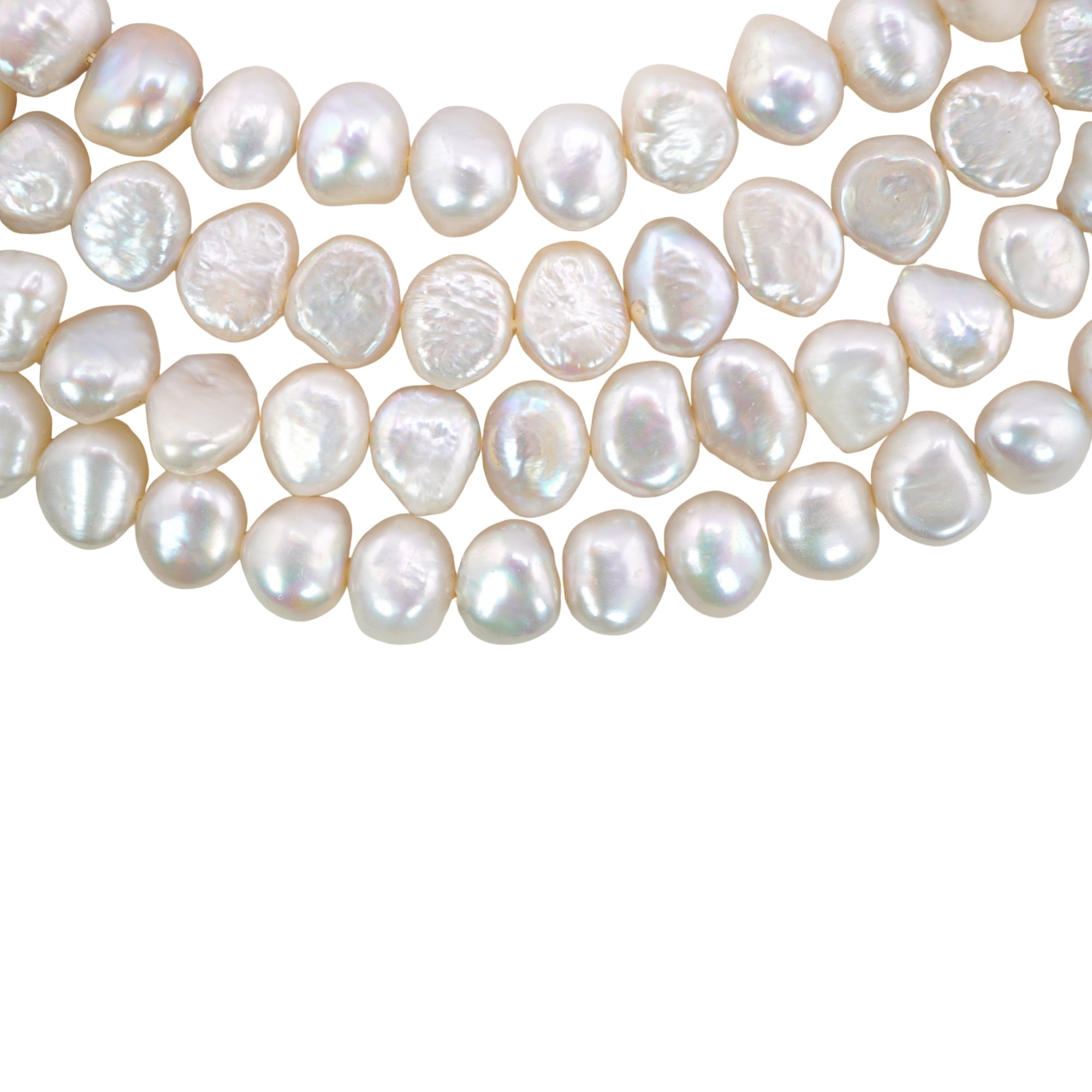Gray Baroque Freshwater Pearls Beads
