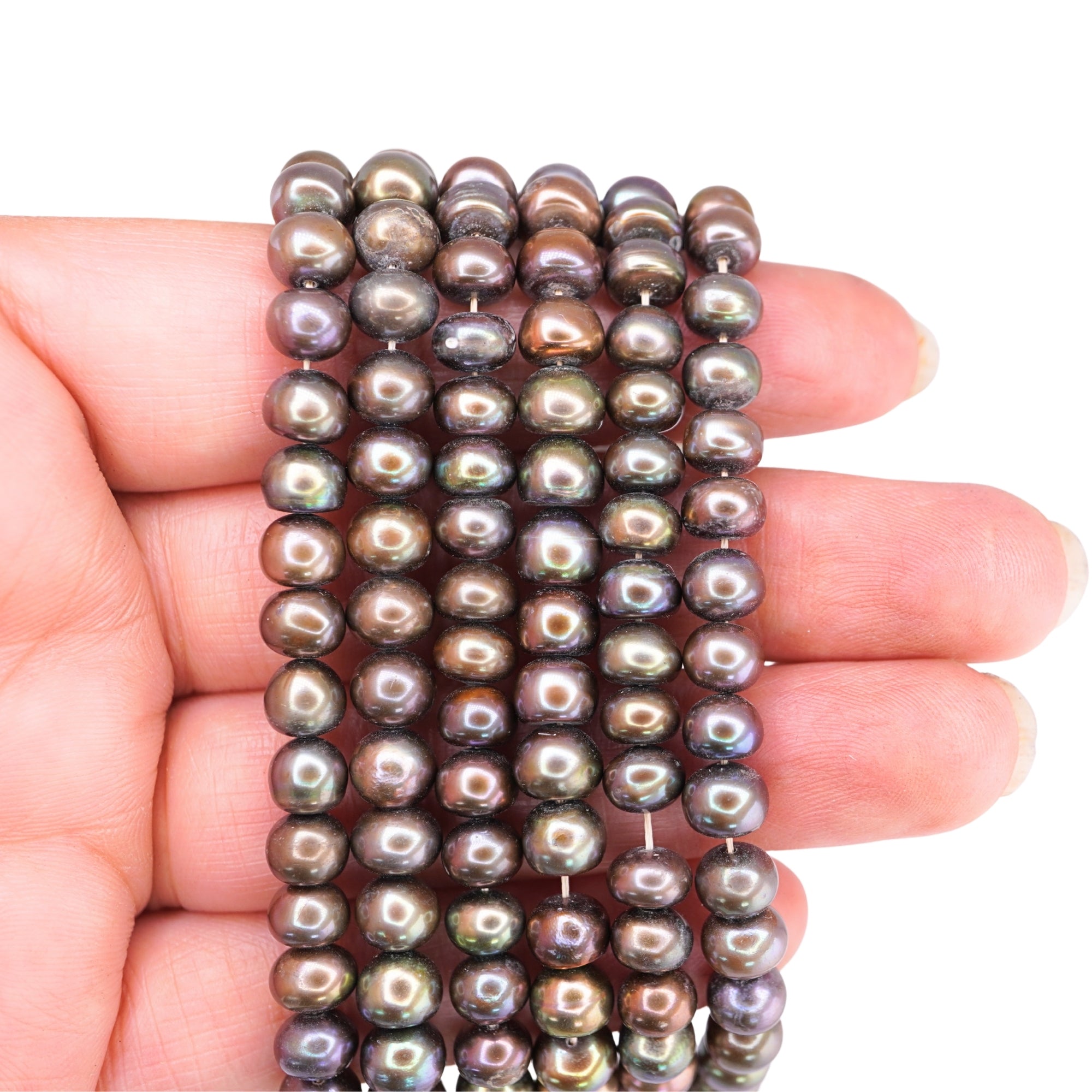 Peacock Potato Freshwater Pearls Beads