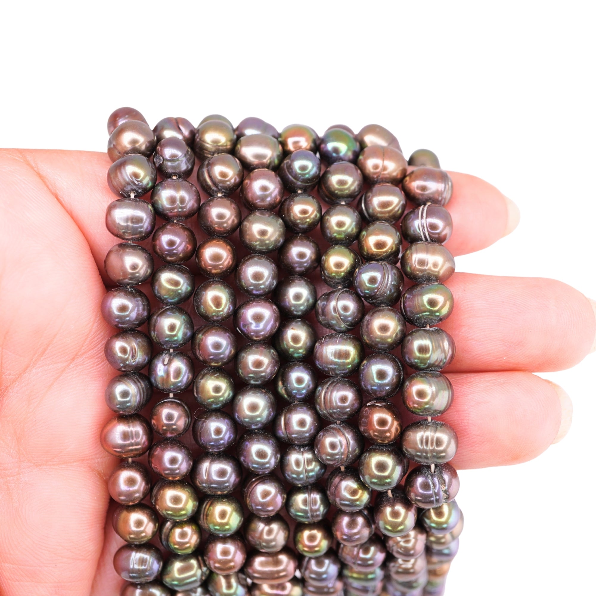 Peacock Potato Freshwater Pearls Beads