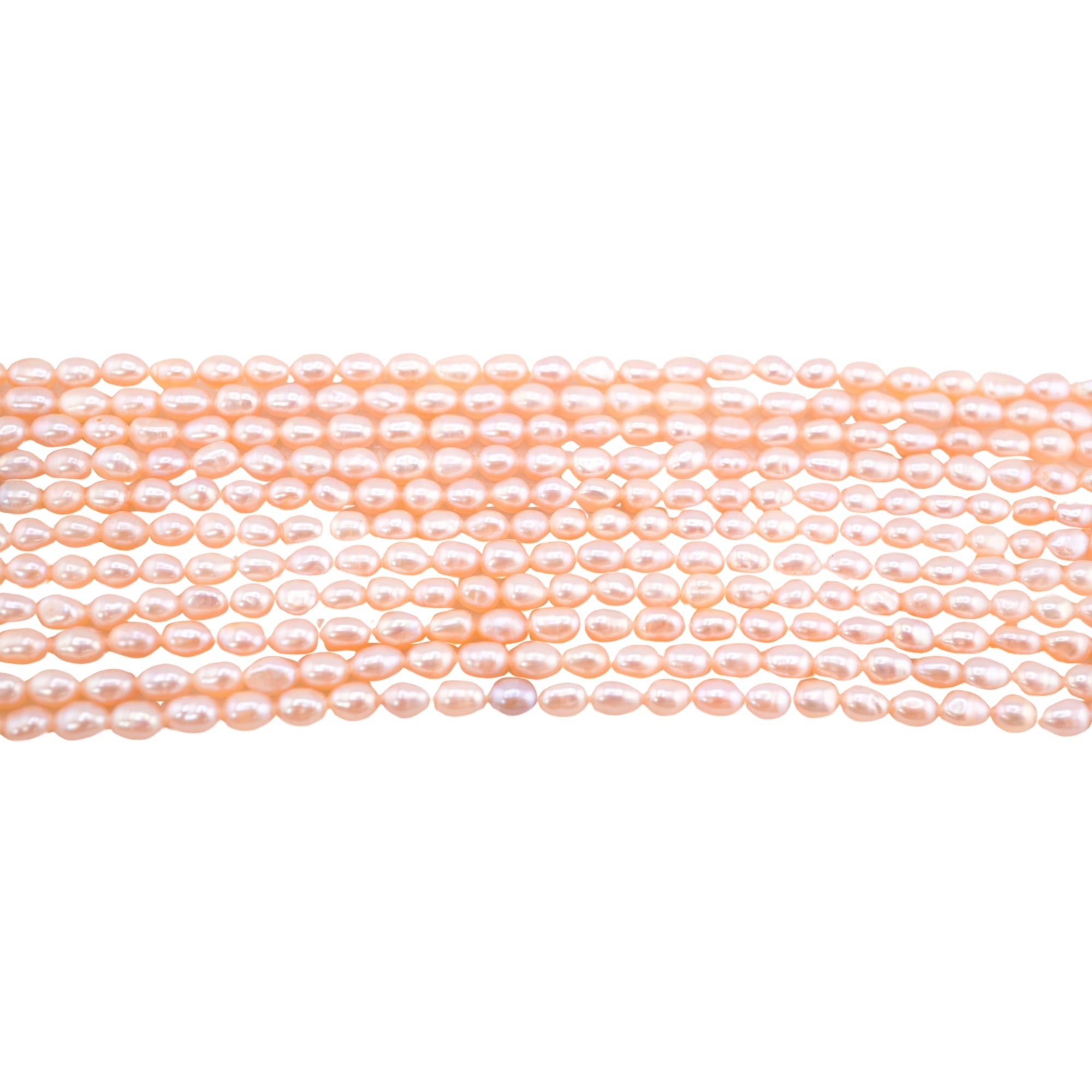 Melon Rice / Oval Freshwater Pearls Beads