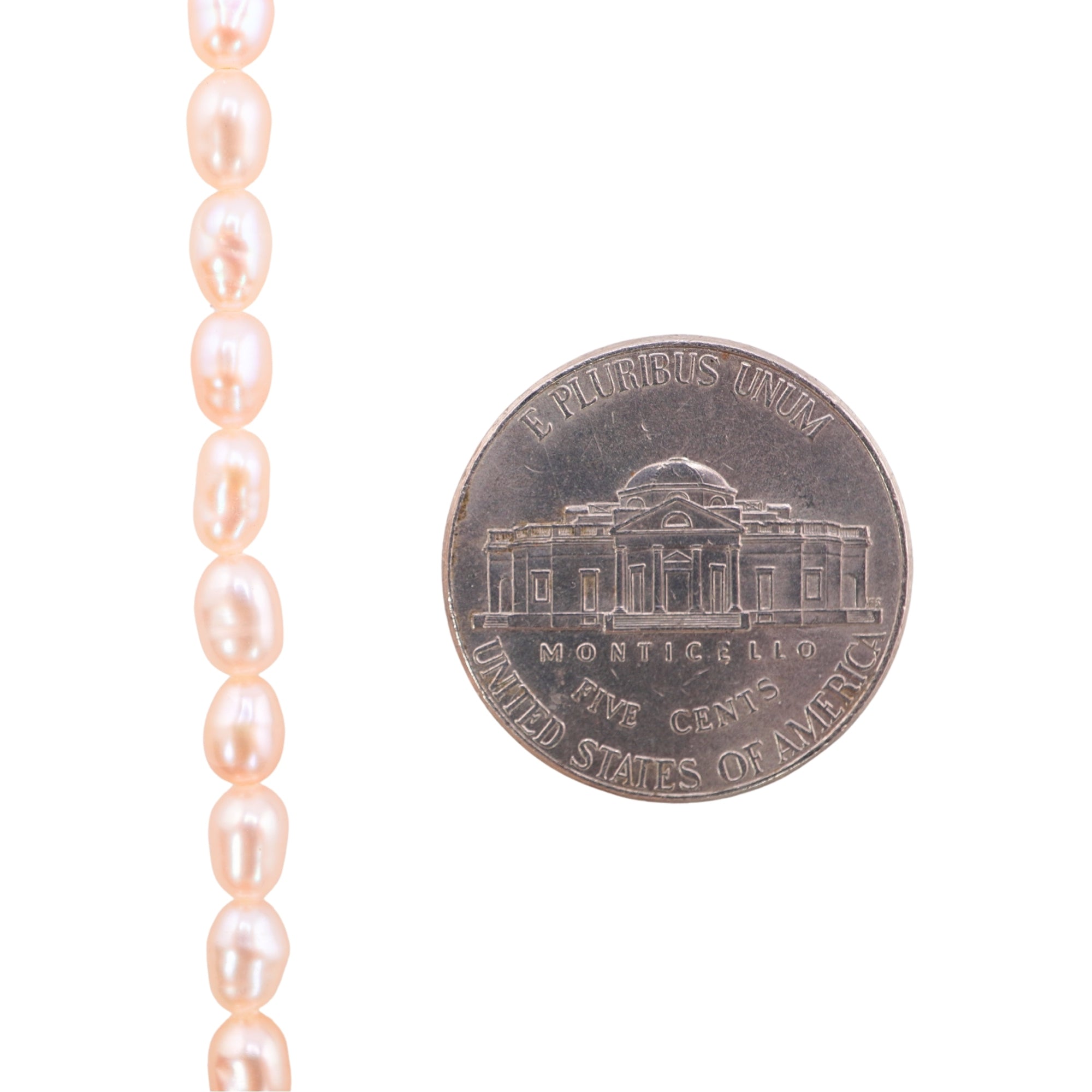 Melon Rice / Oval Freshwater Pearls Beads