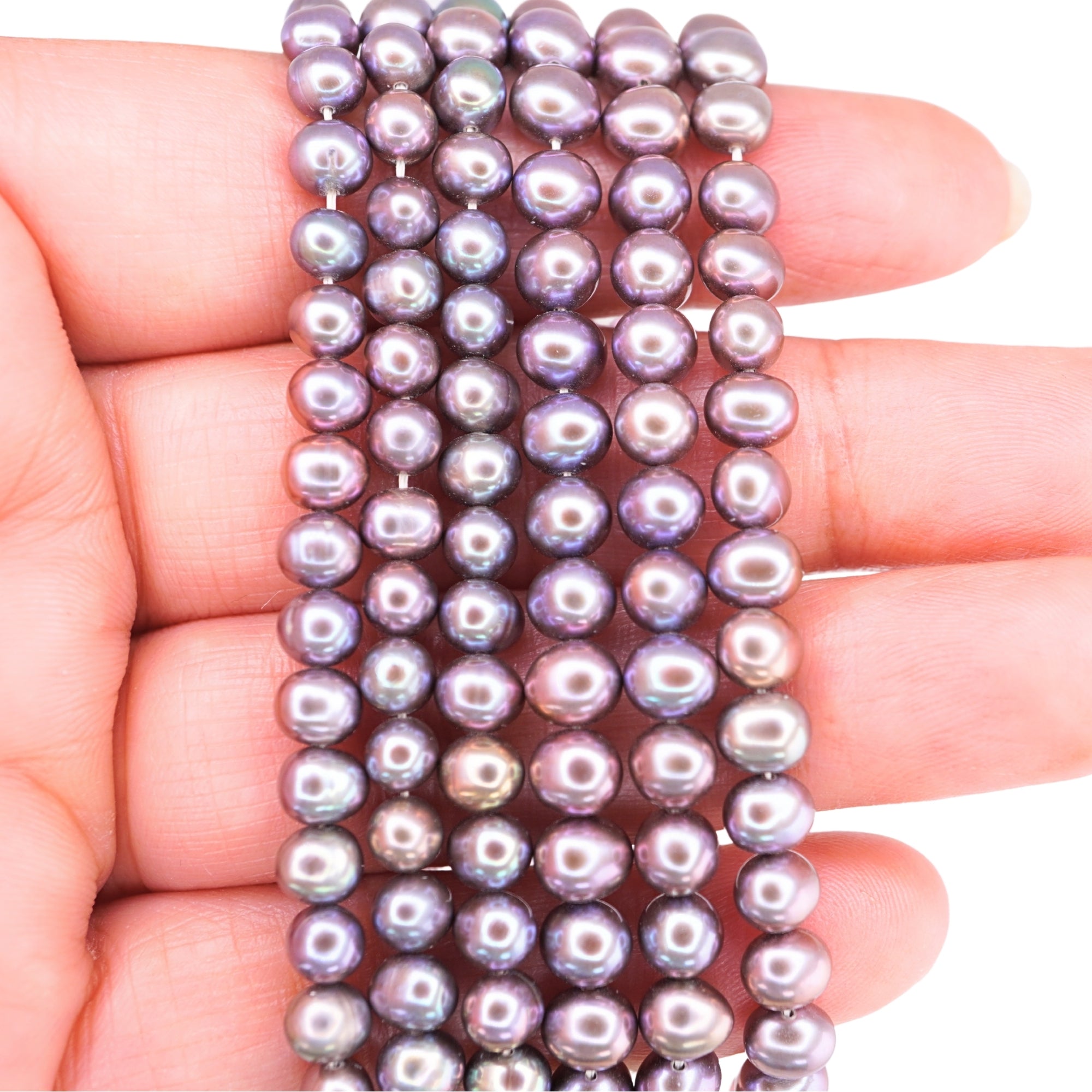 Peacock Potato Freshwater Pearls Beads