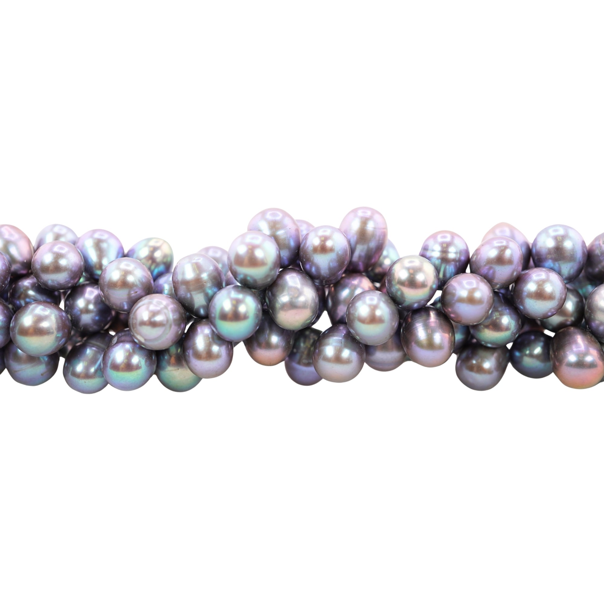Peacock Oval Freshwater Pearls Beads