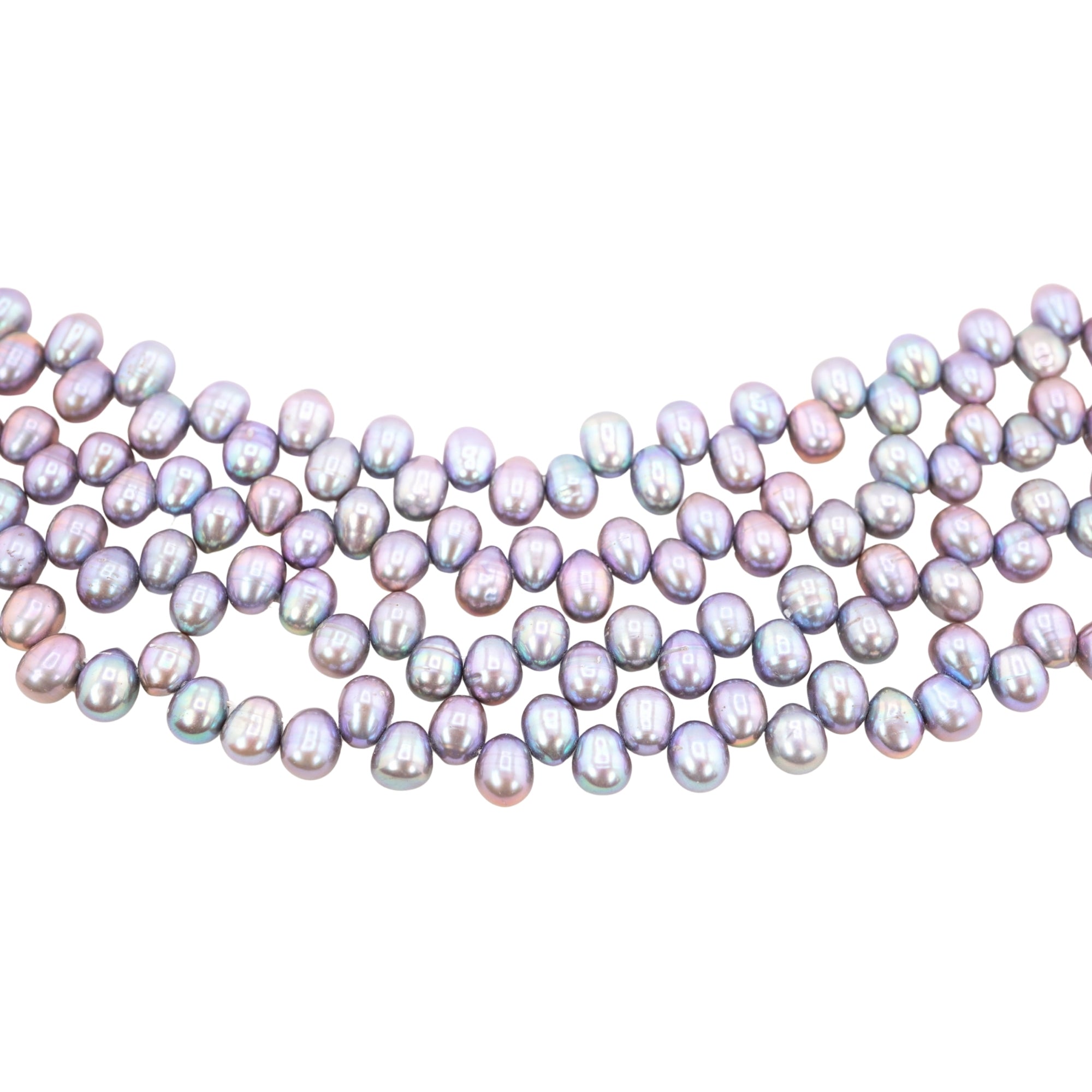 Peacock Oval Freshwater Pearls Beads