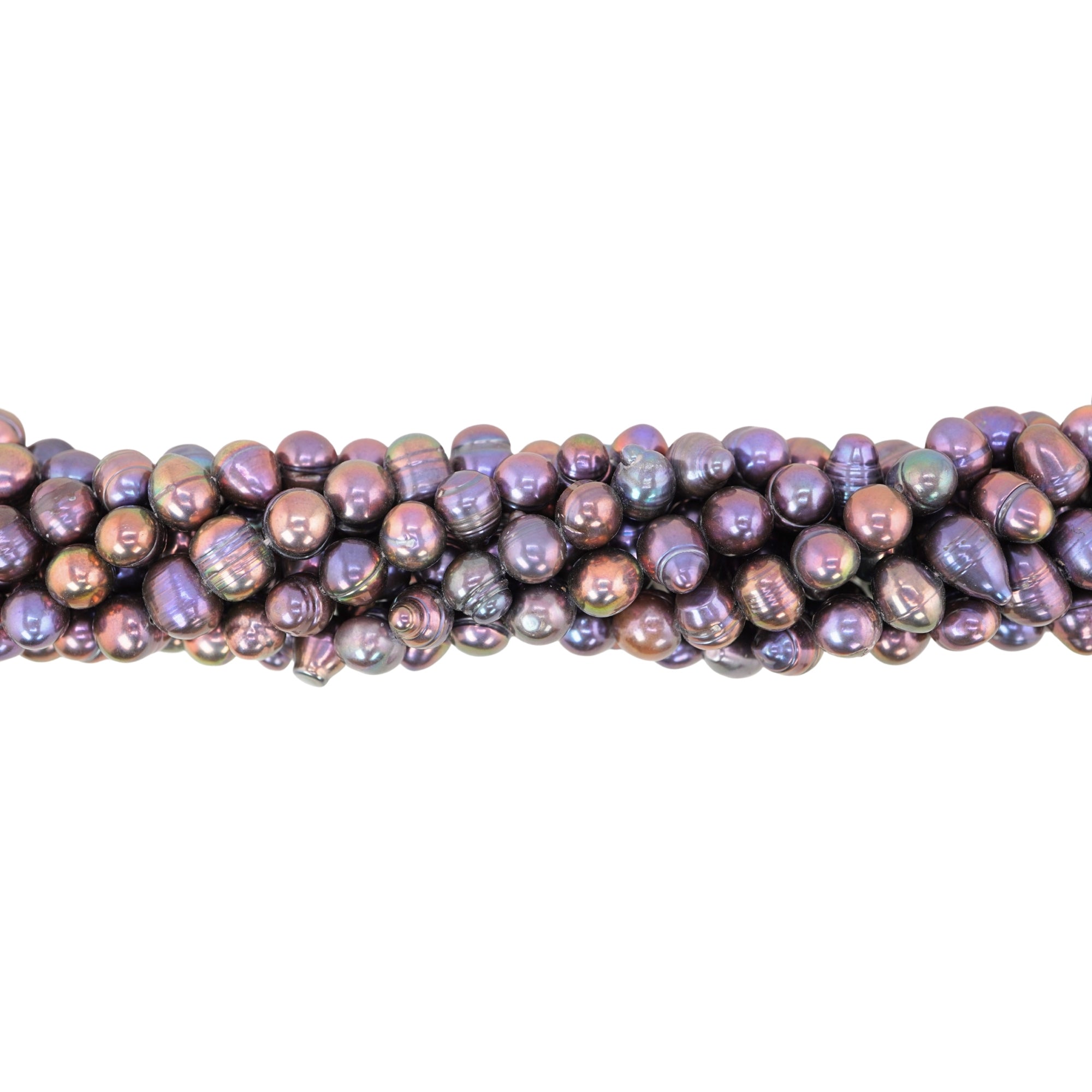 Peacock Oval Freshwater Pearls Beads