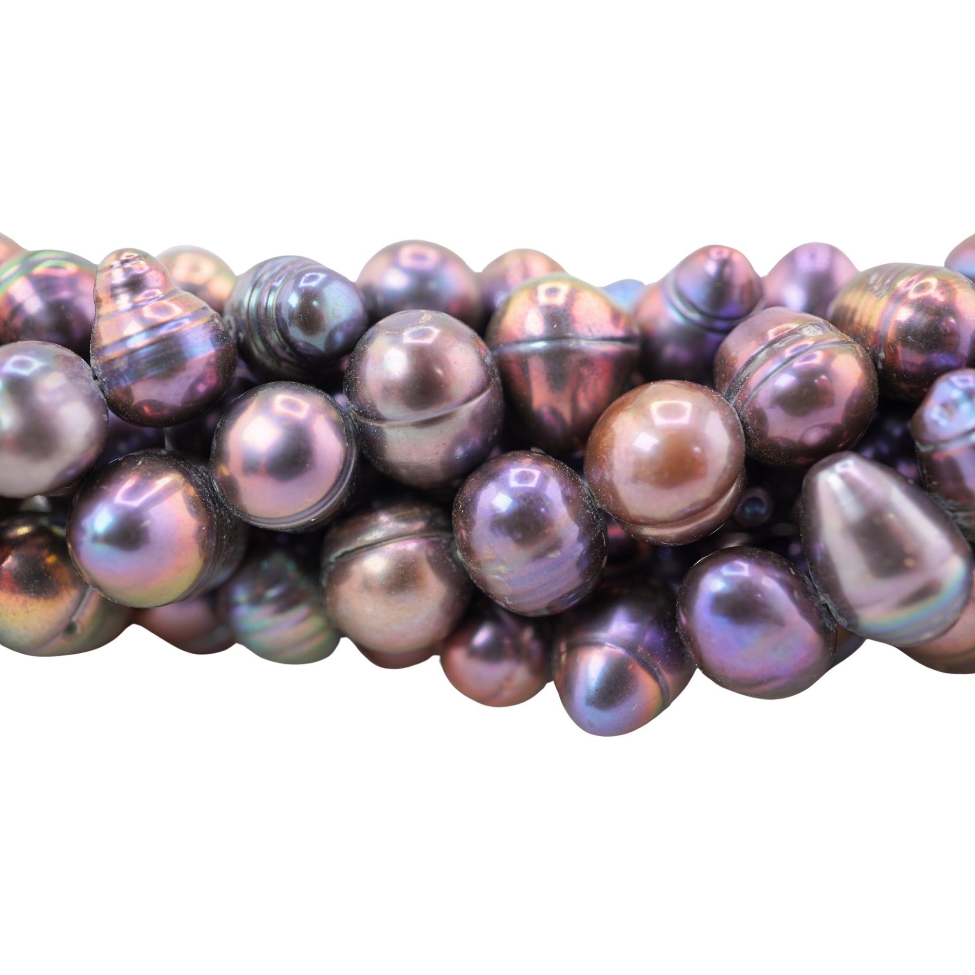 Peacock Oval Freshwater Pearls Beads