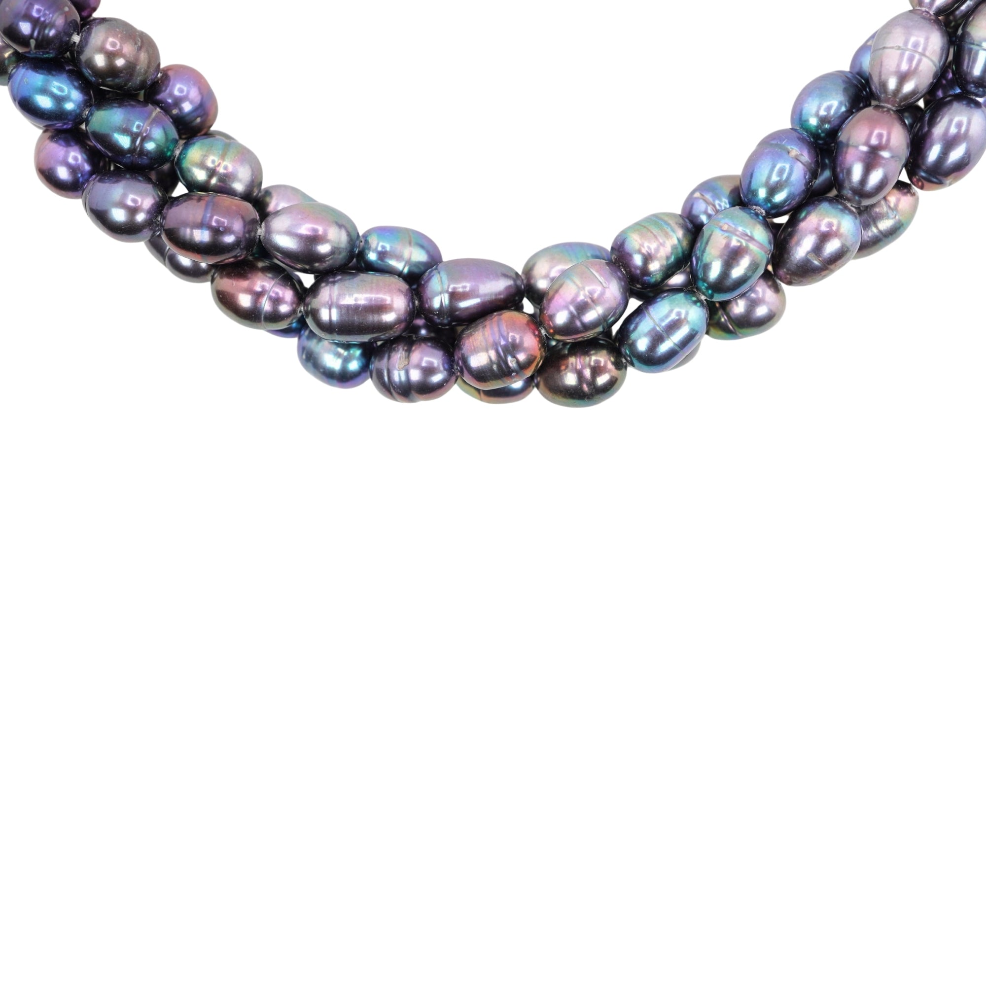 Peacock Oval Freshwater Pearls Beads