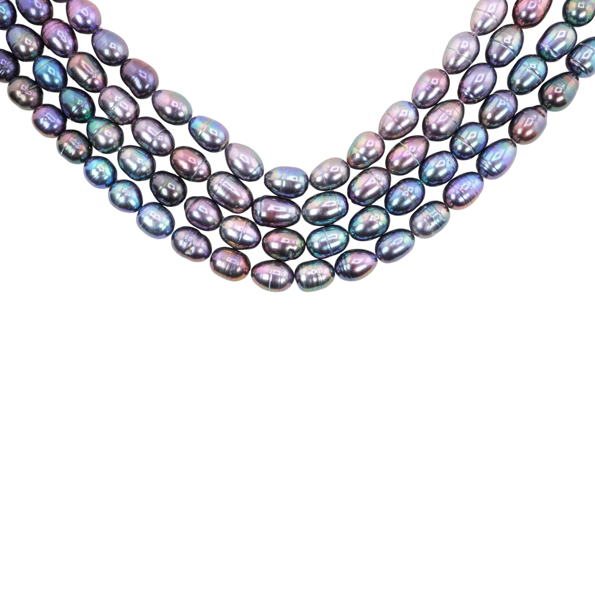 Peacock Oval Freshwater Pearls Beads