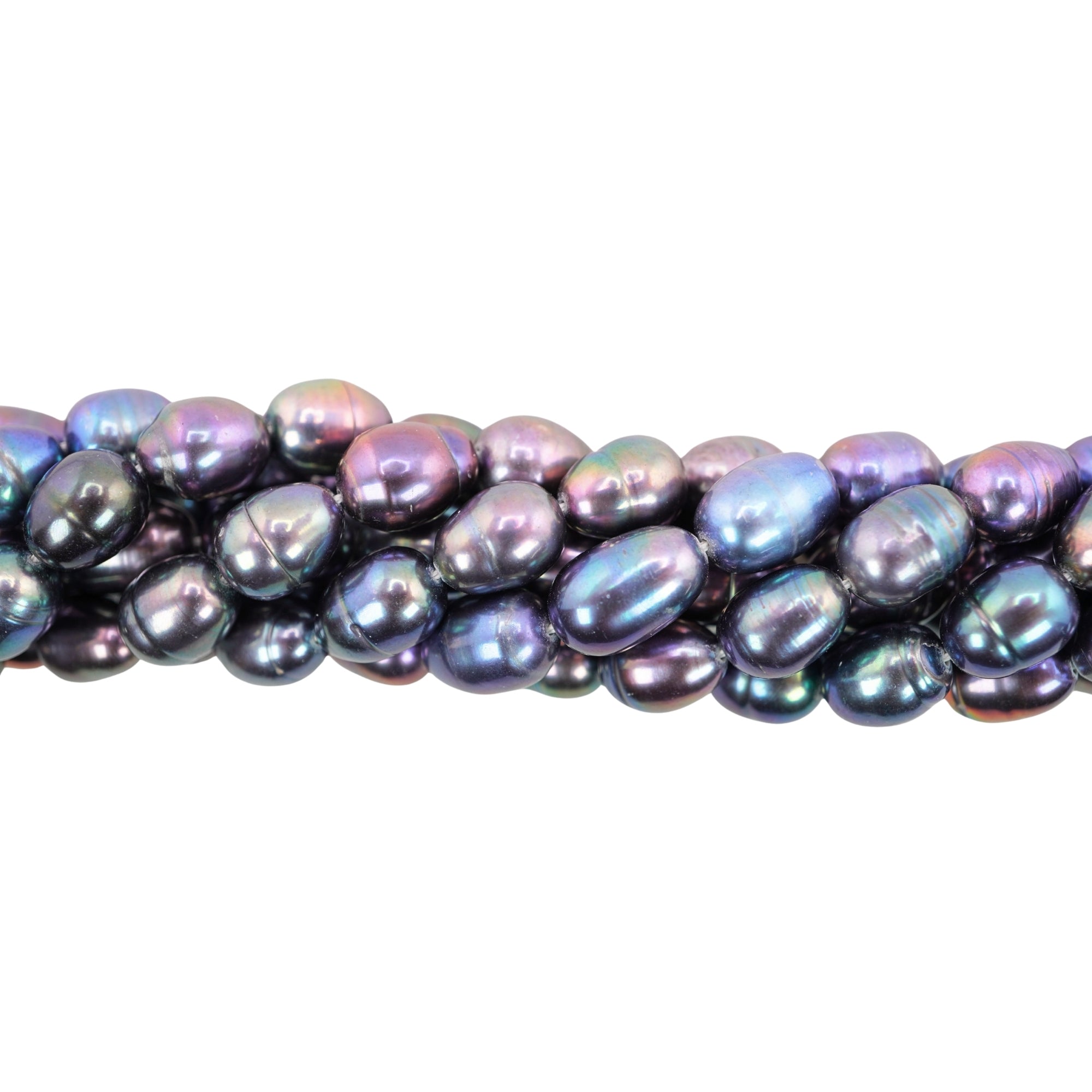 Peacock Oval Freshwater Pearls Beads