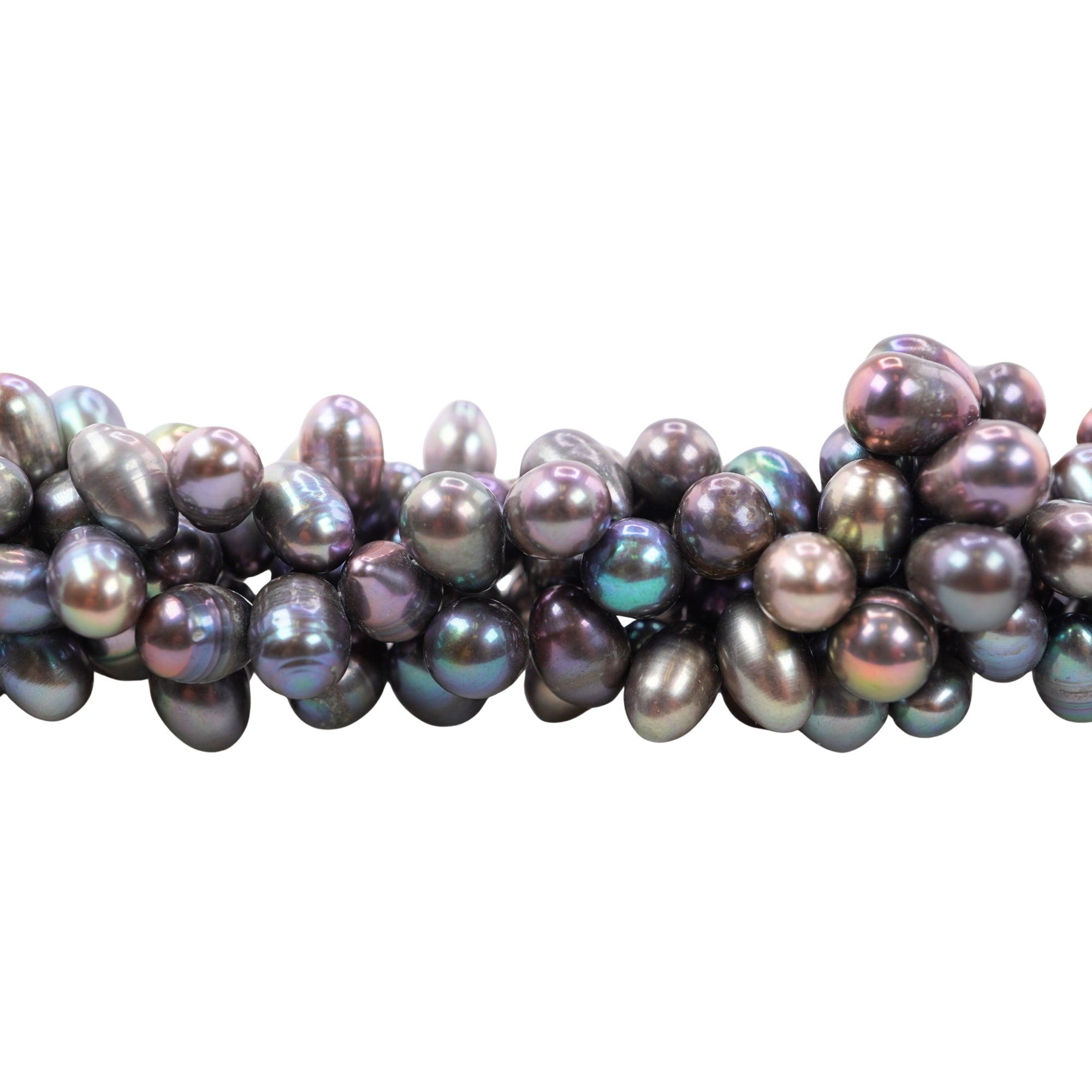 Peacock Oval Freshwater Pearls Beads