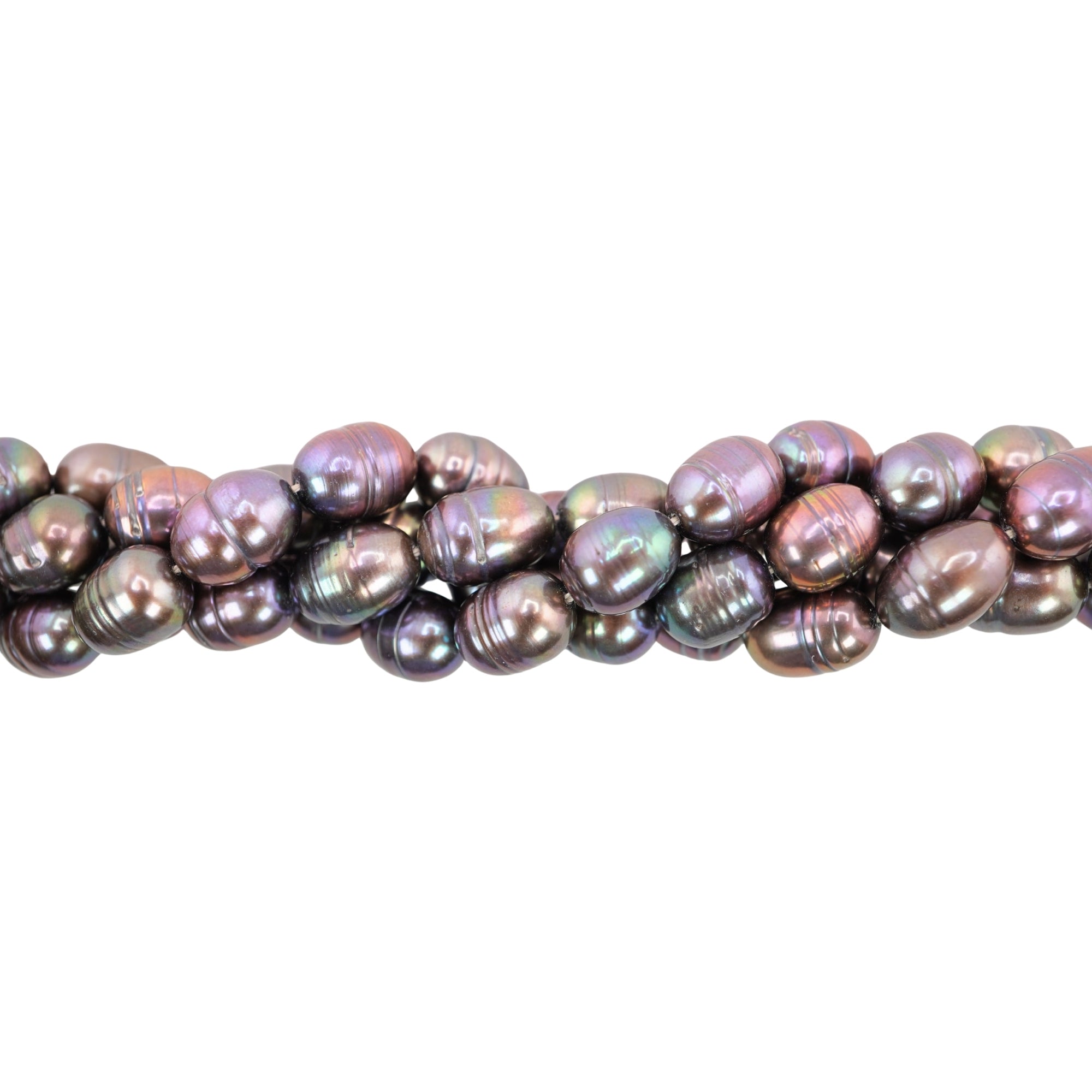 Peacock Oval Freshwater Pearls Beads