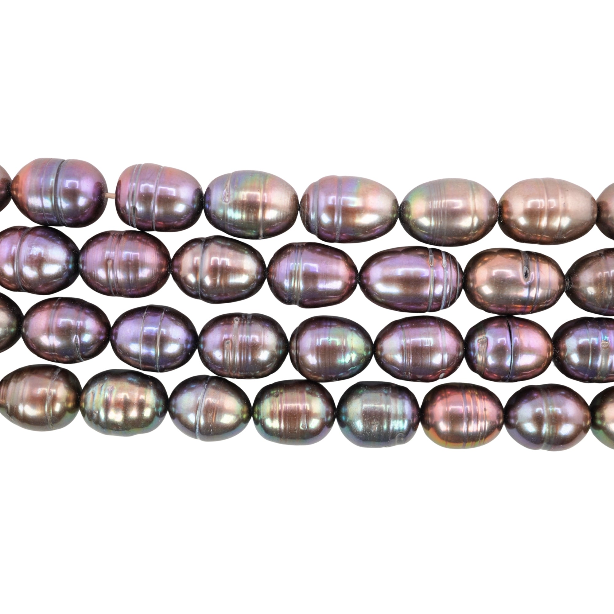 Peacock Oval Freshwater Pearls Beads