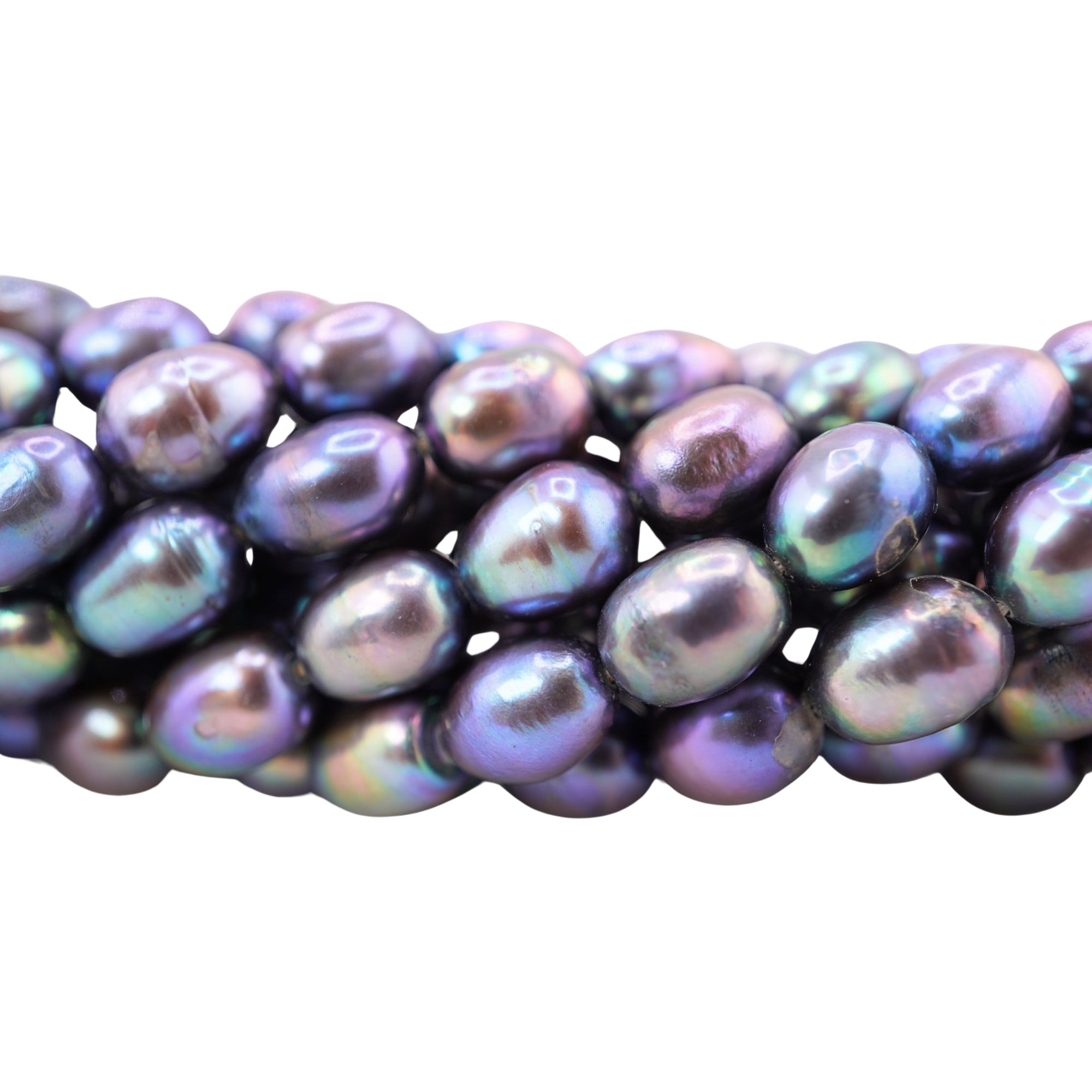 Peacock Oval Freshwater Pearls Beads