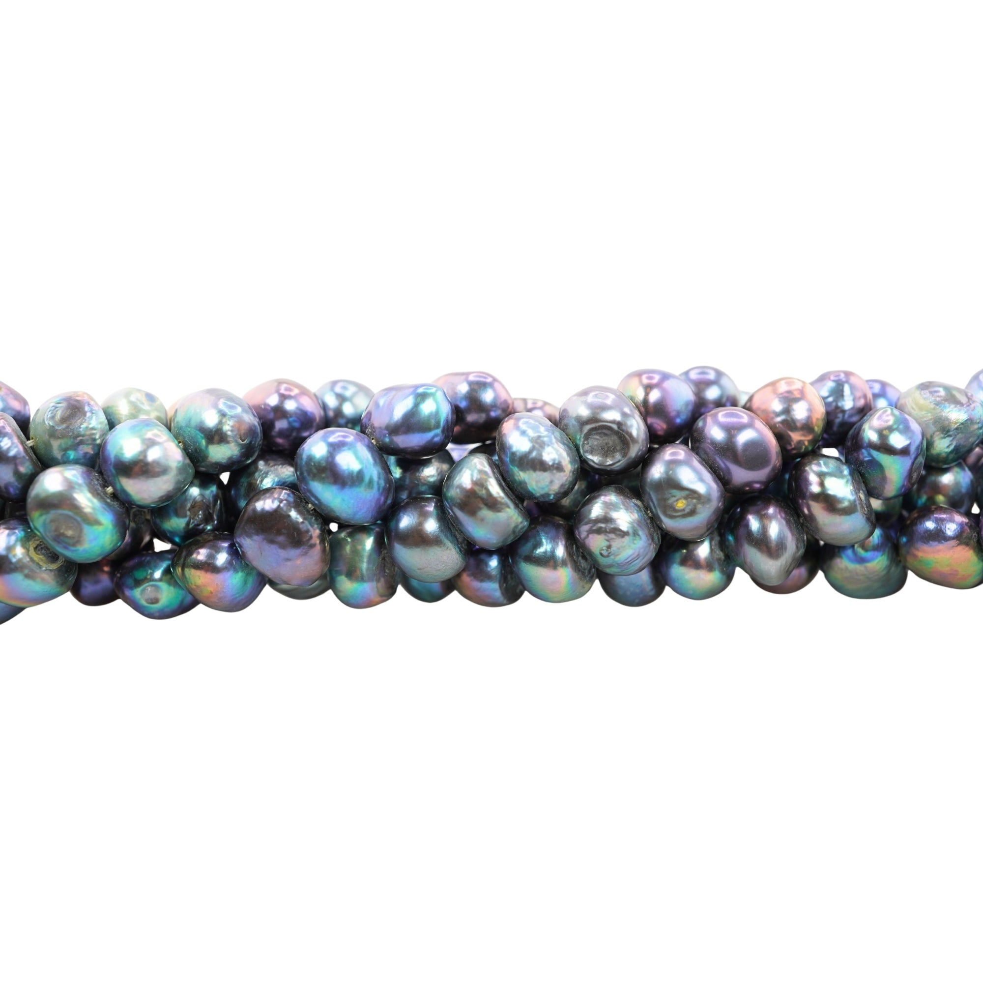 Peacock Oval Freshwater Pearls Beads